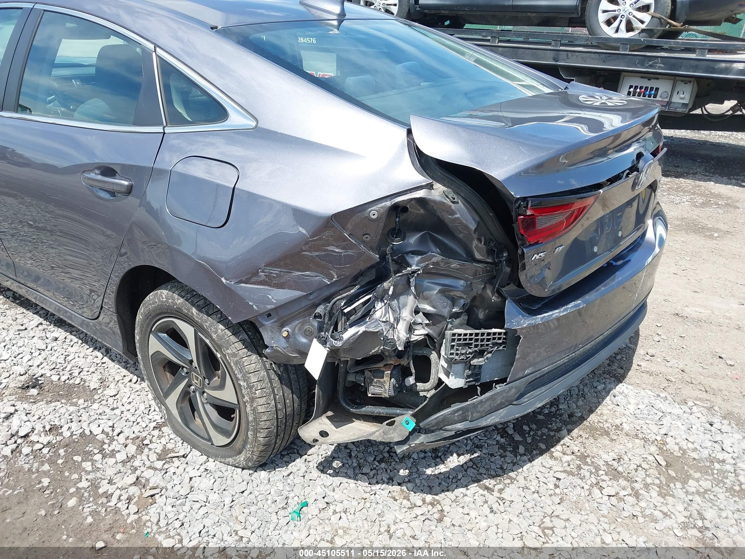 2021 Honda Insight Ex Gray vin: 19XZE4F56ME002383