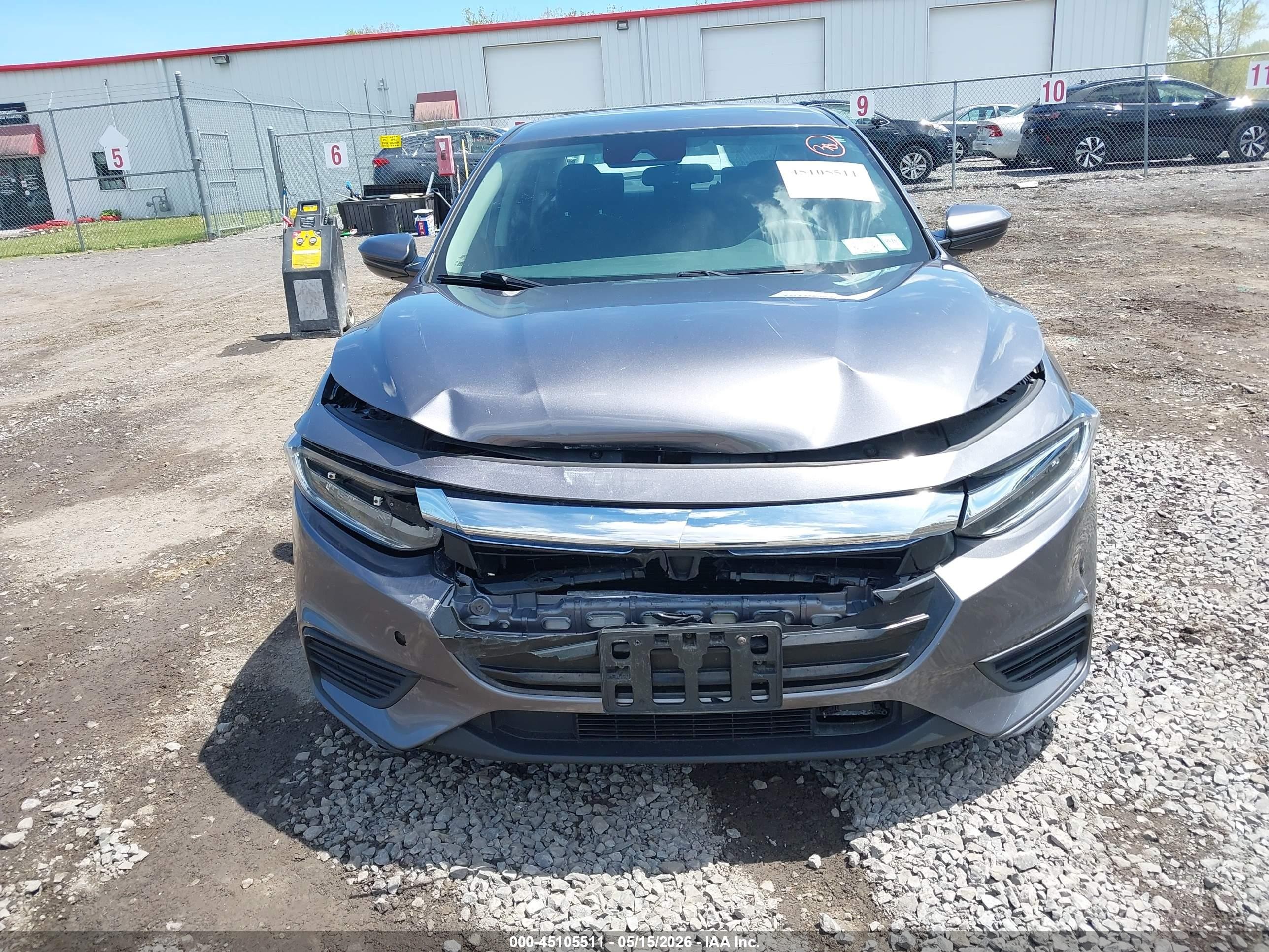 2021 Honda Insight Ex Gray vin: 19XZE4F56ME002383