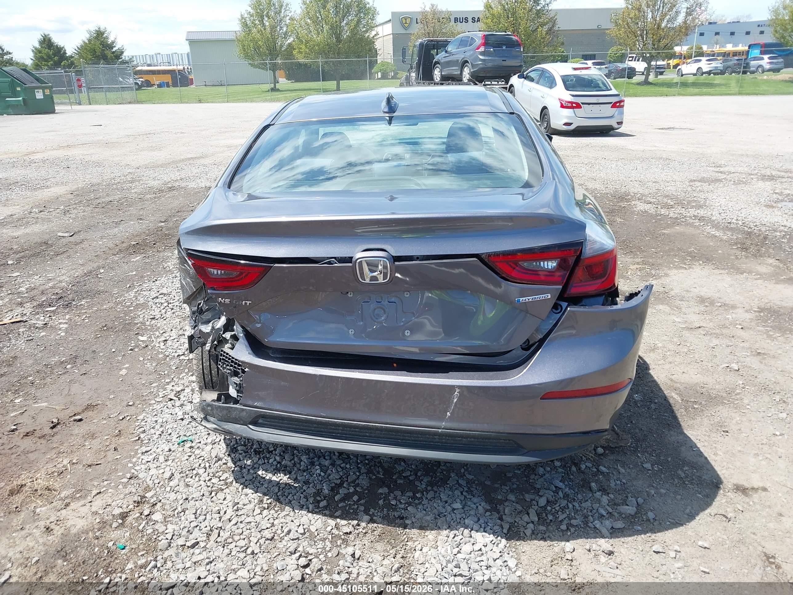 2021 Honda Insight Ex Gray vin: 19XZE4F56ME002383