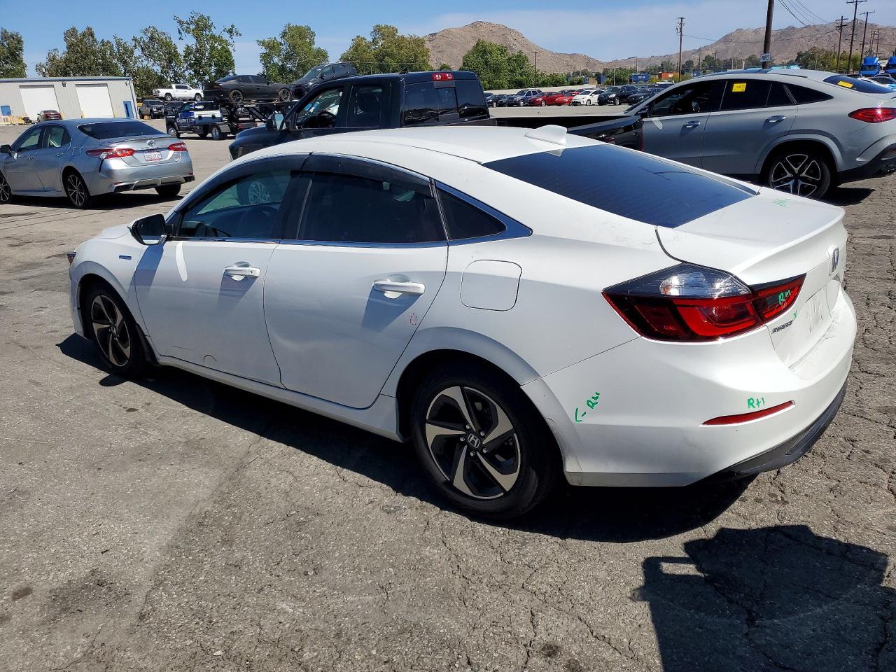 2022 Honda Insight Ex White vin: 19XZE4F56NE001591