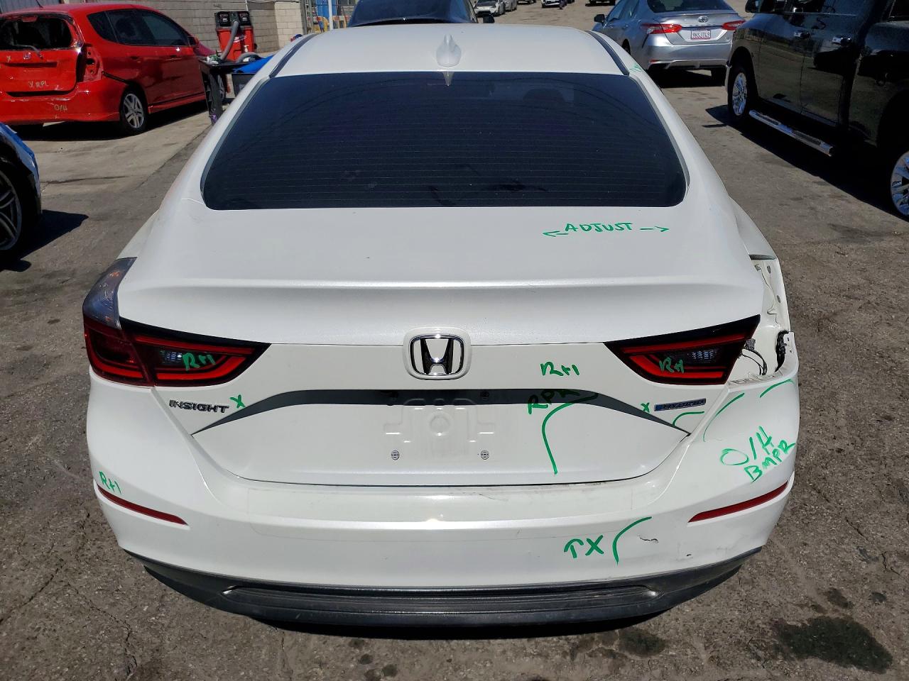 2022 Honda Insight Ex White vin: 19XZE4F56NE001591