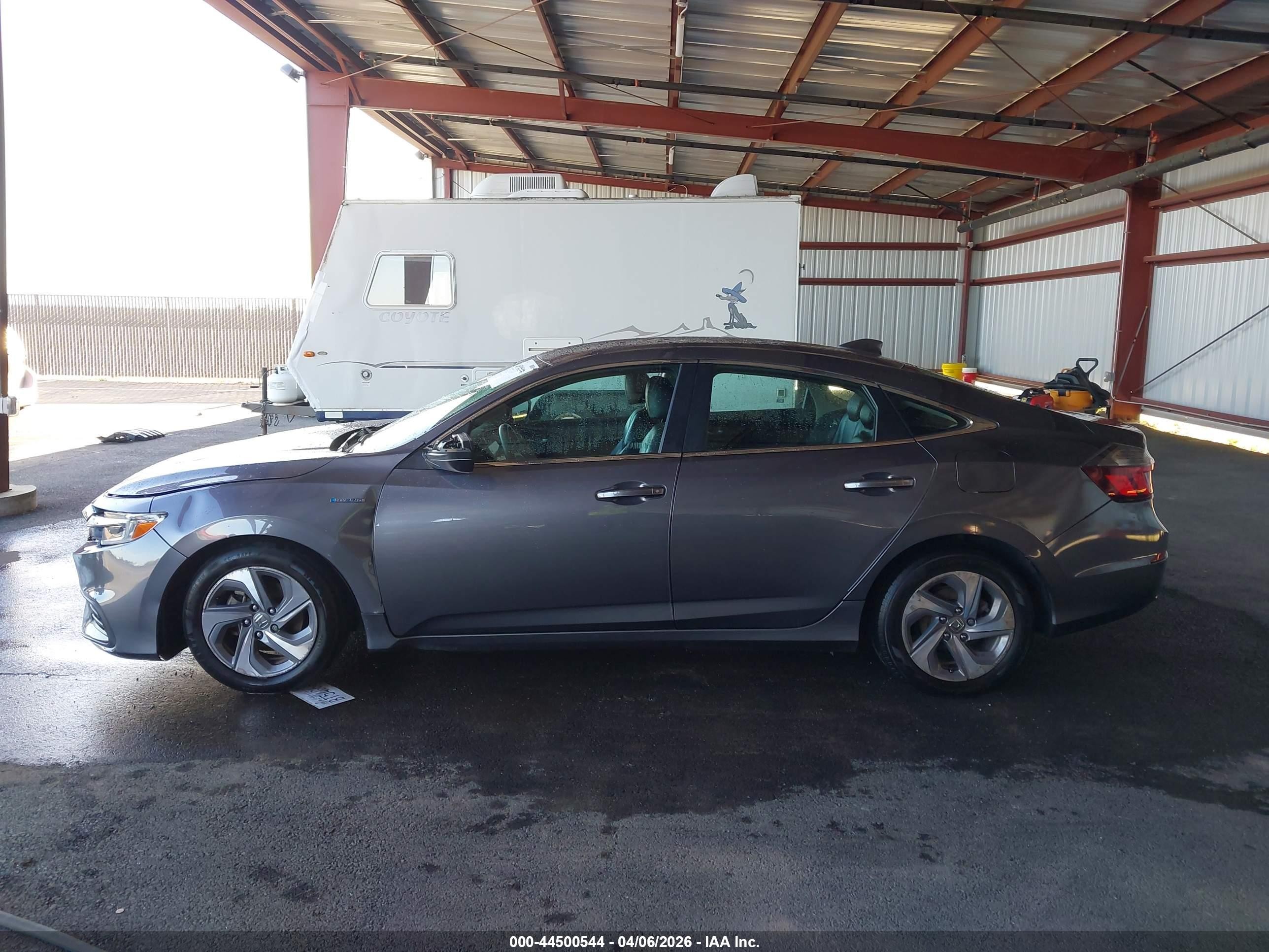 2020 Honda Insight Ex Gray vin: 19XZE4F57LE001239