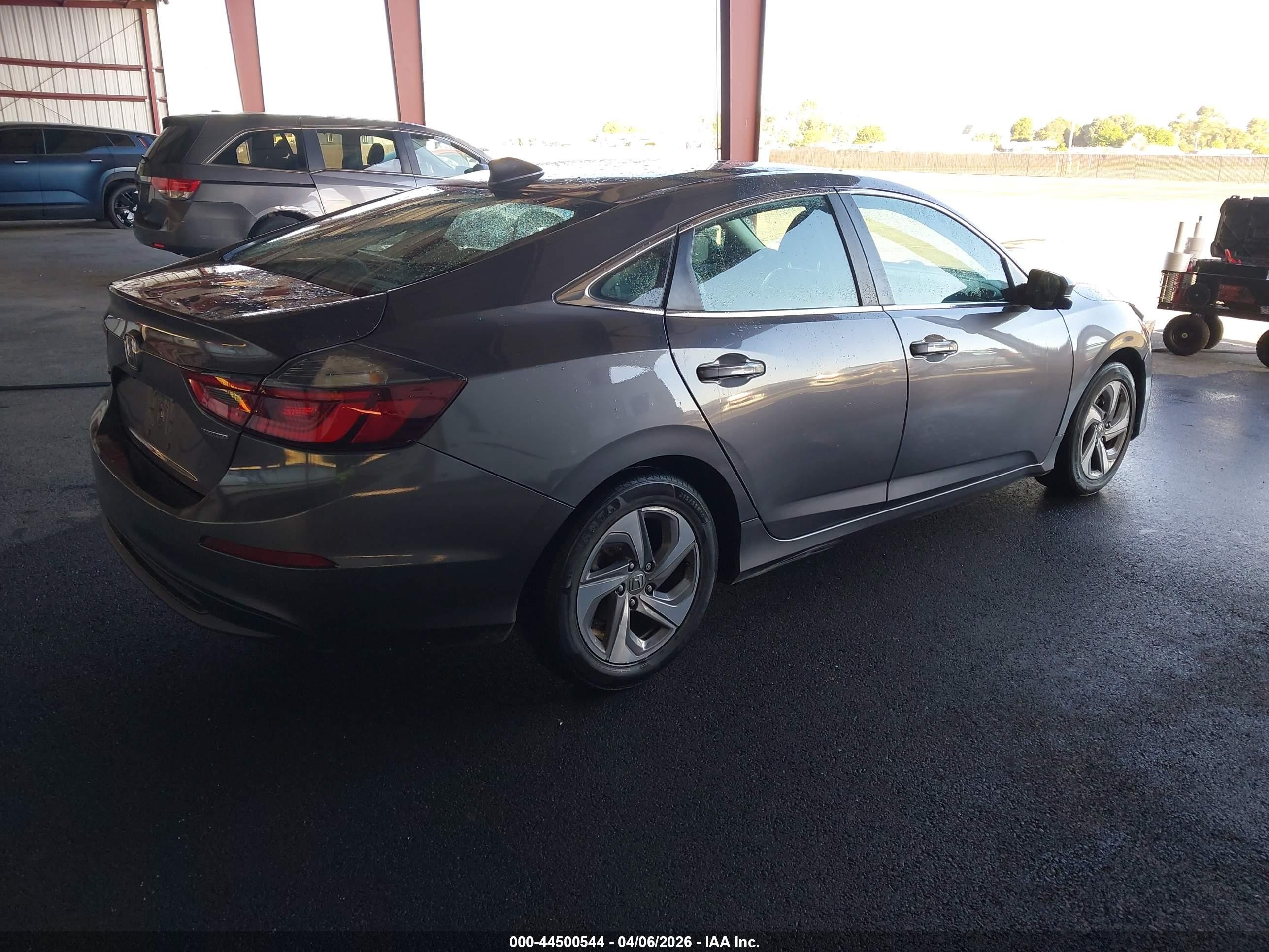 2020 Honda Insight Ex Gray vin: 19XZE4F57LE001239
