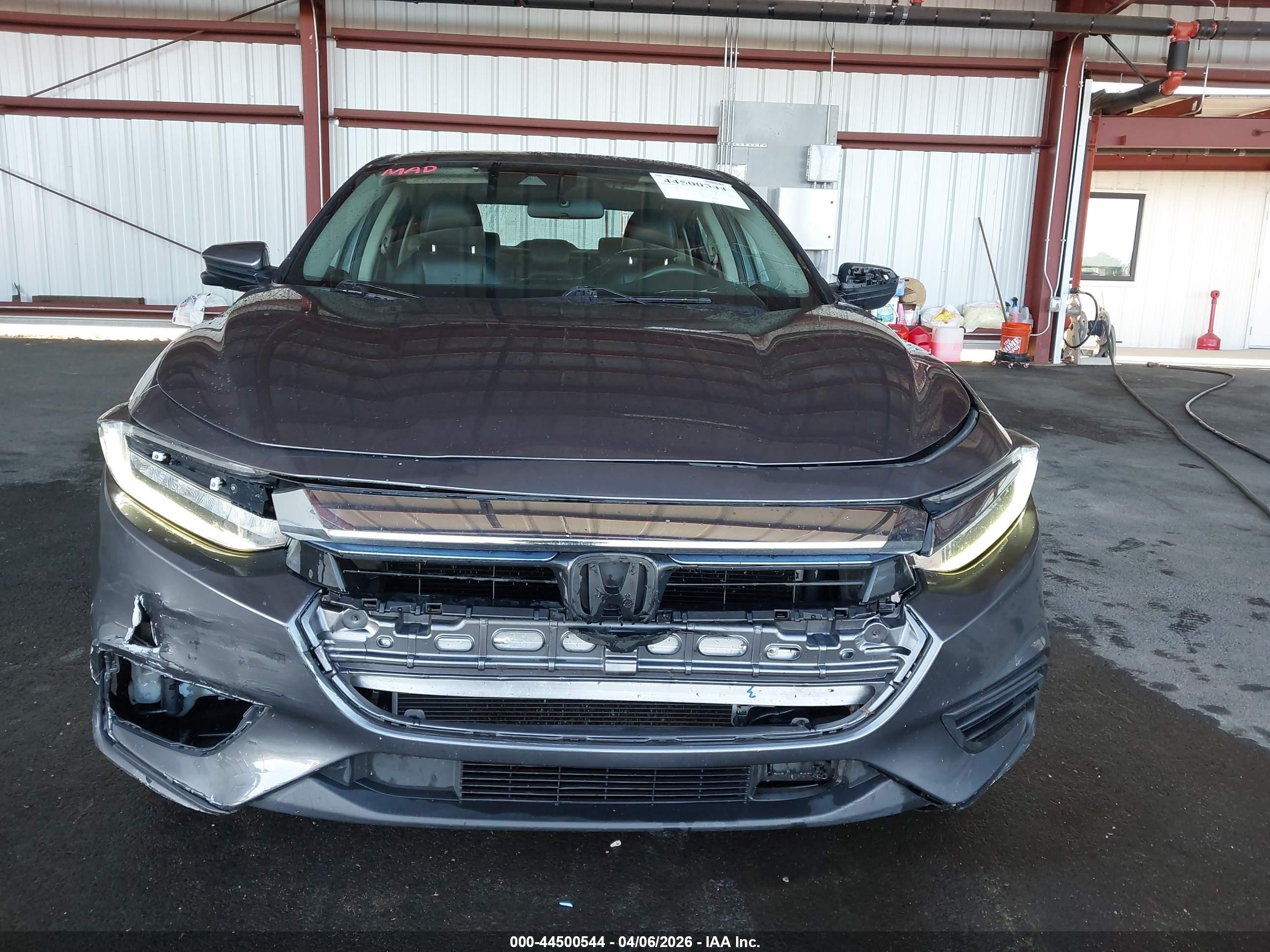 2020 Honda Insight Ex Gray vin: 19XZE4F57LE001239