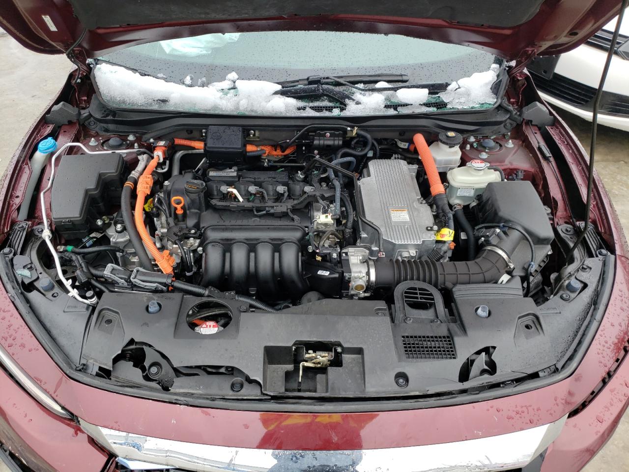 2019 Honda Insight Ex Maroon vin: 19XZE4F58KE033244