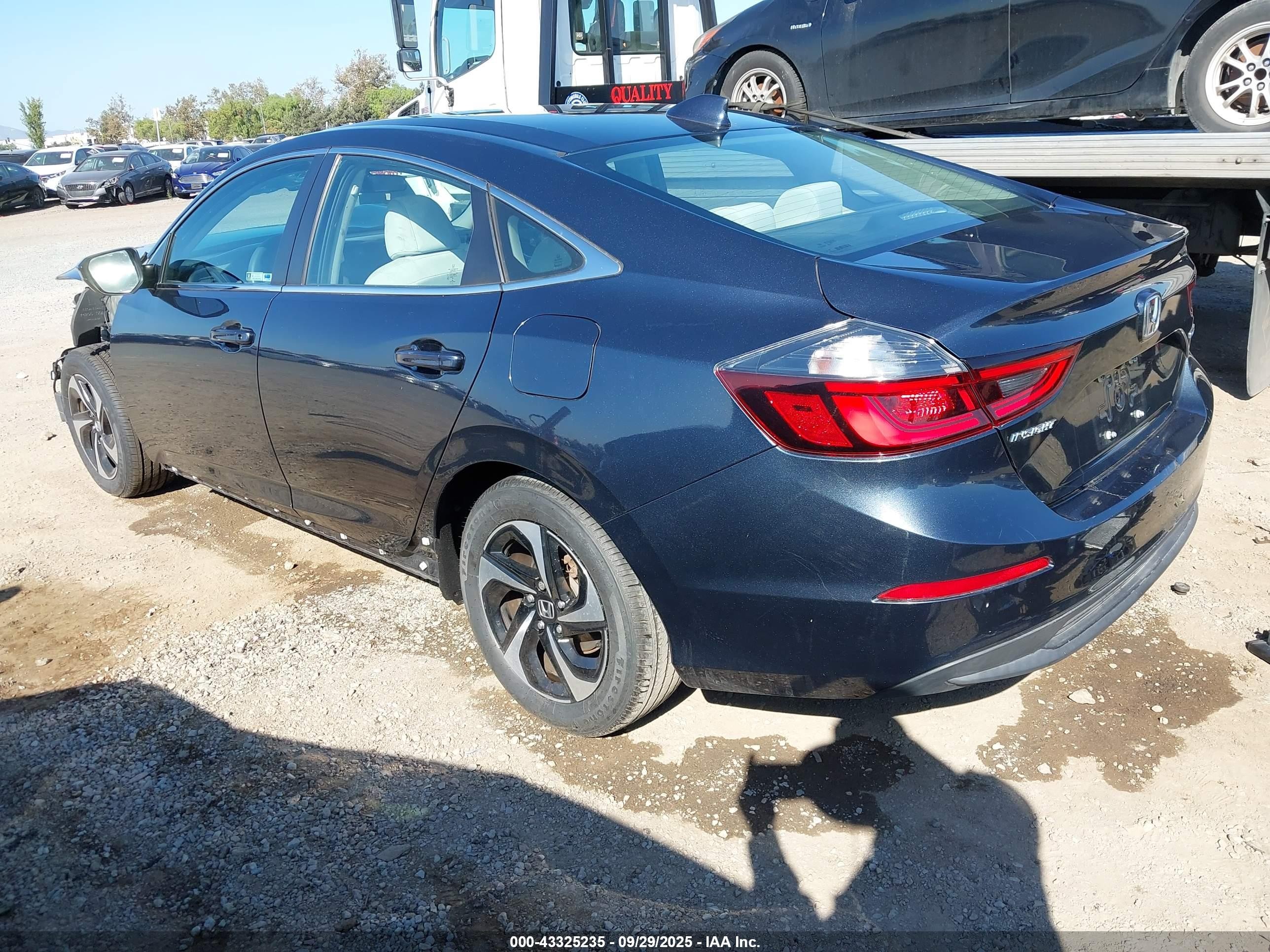 2022 Honda Insight Ex Black vin: 19XZE4F58NE001155