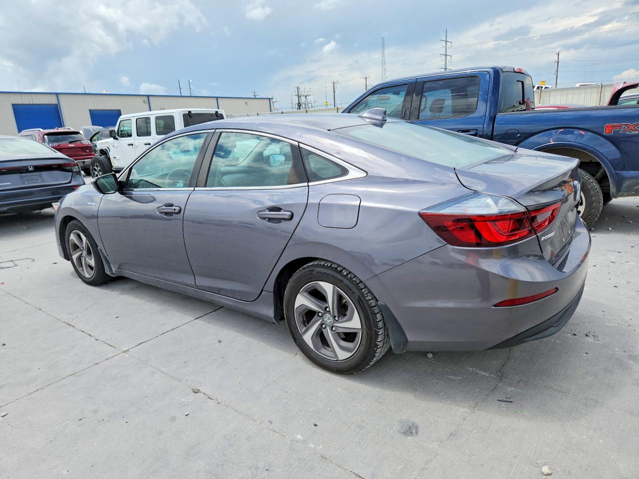 2019 Honda Insight Ex Gray vin: 19XZE4F59KE009891