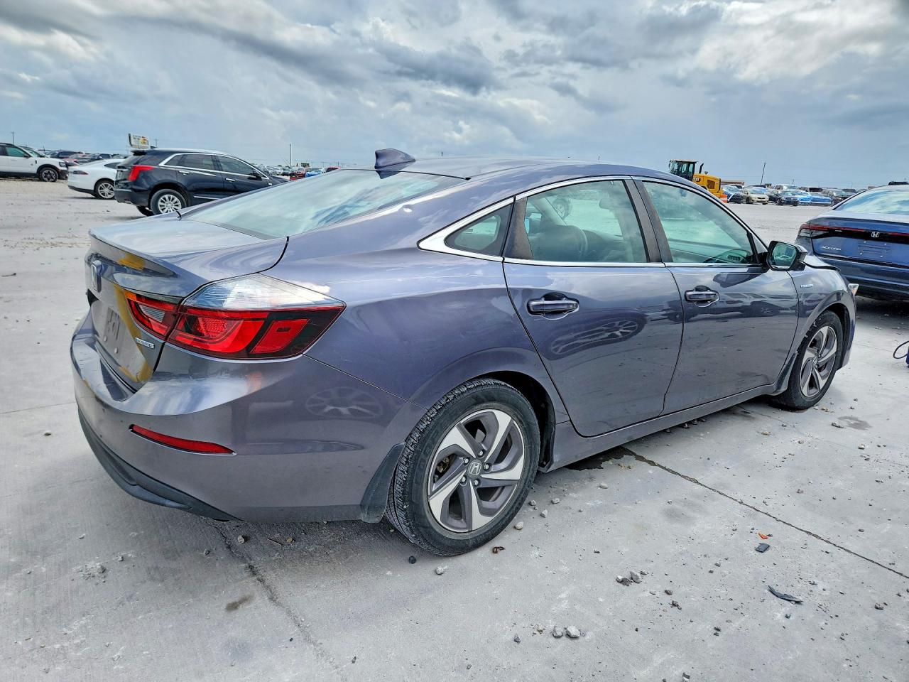 2019 Honda Insight Ex Gray vin: 19XZE4F59KE009891