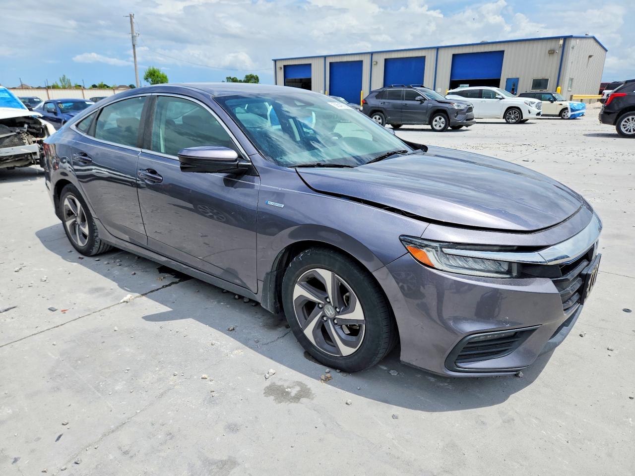 2019 Honda Insight Ex Gray vin: 19XZE4F59KE009891