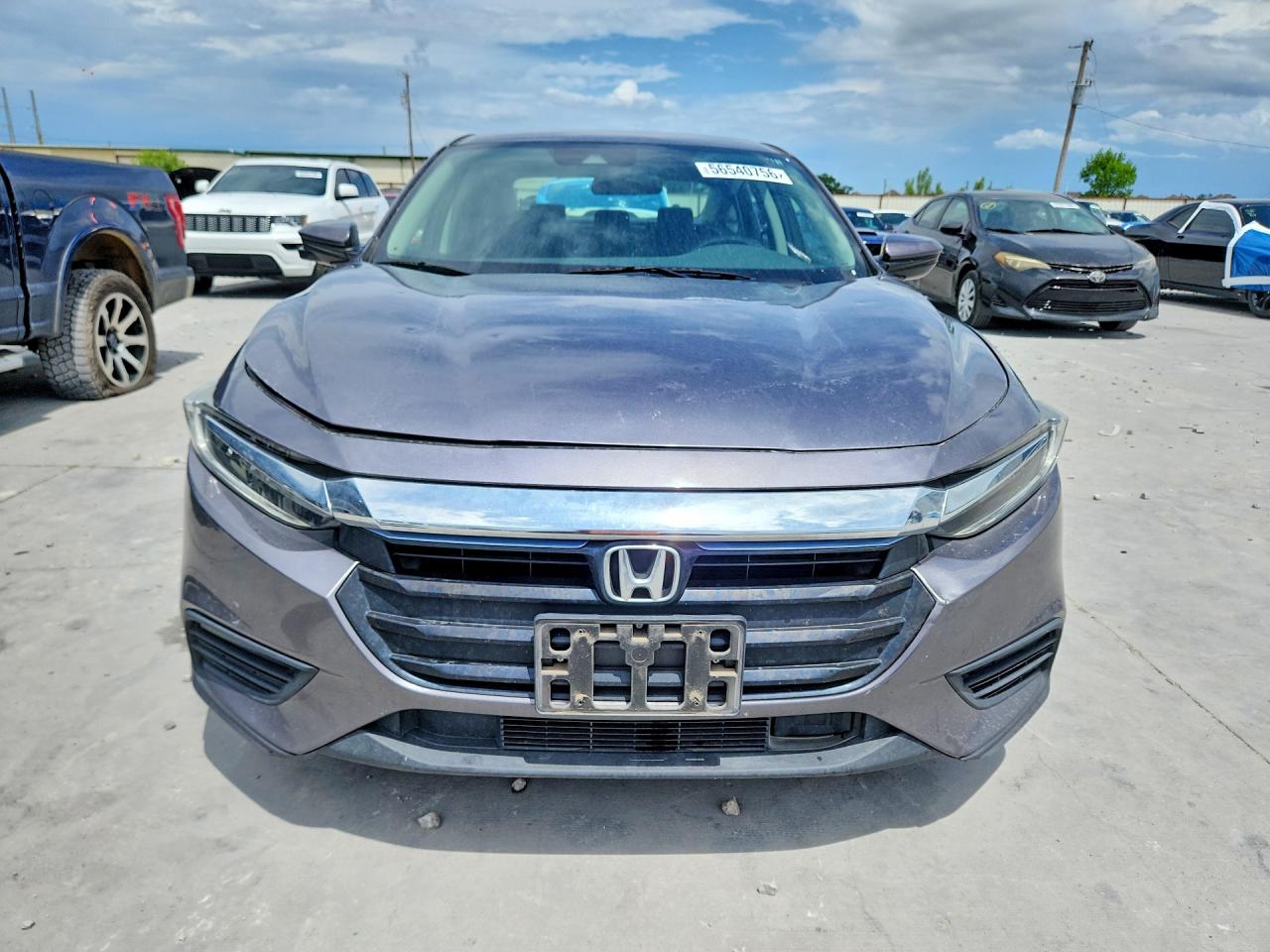 2019 Honda Insight Ex Gray vin: 19XZE4F59KE009891