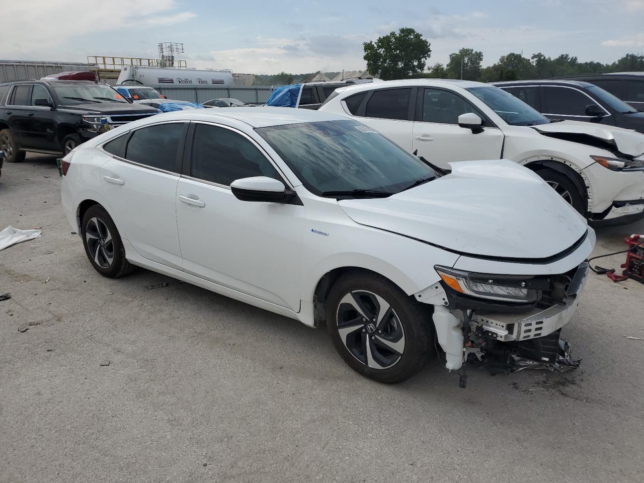 2021 Honda Insight Ex Белый vin: 19XZE4F59ME010204