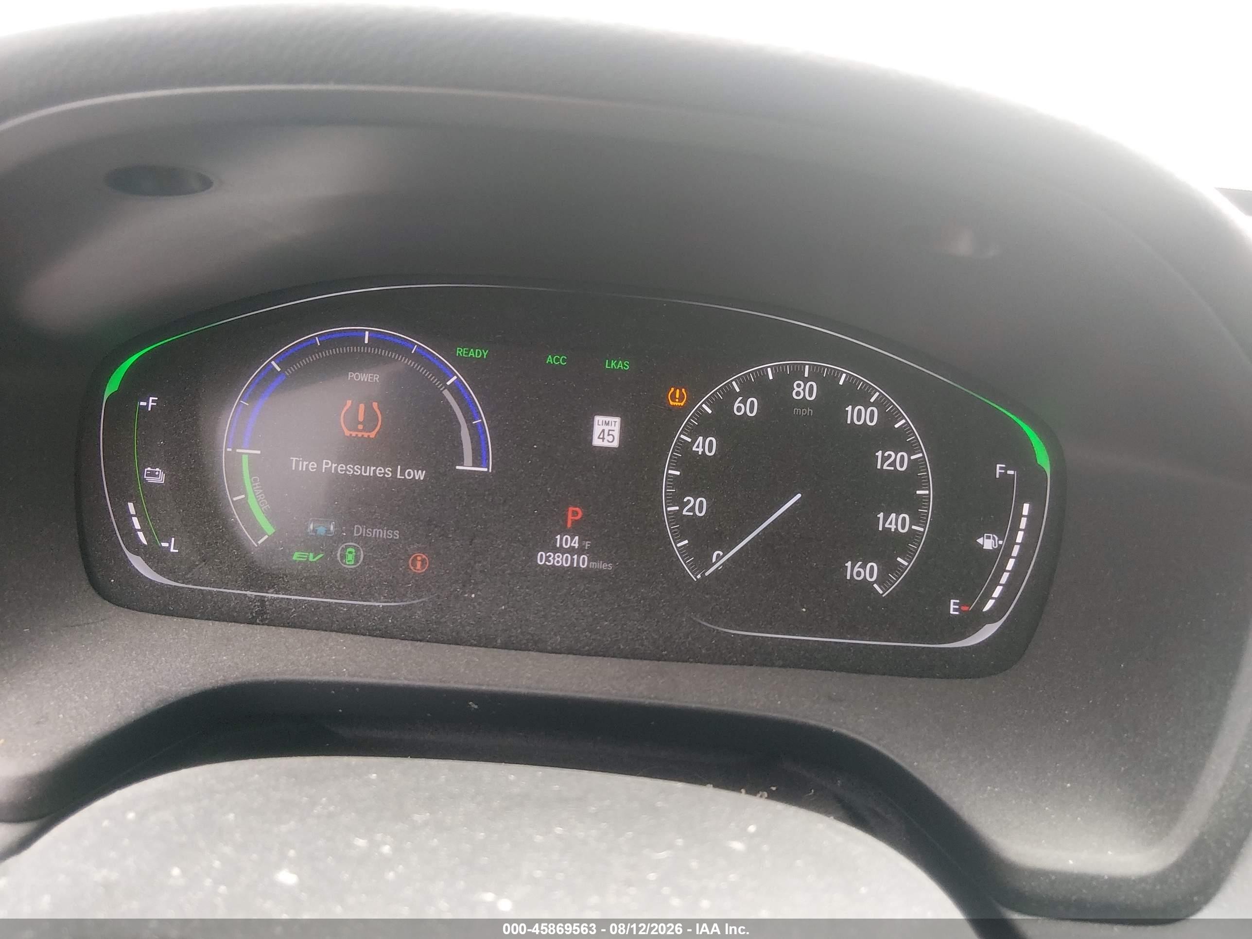 2019 Honda Insight Ex Серый vin: 19XZE4F5XKE005378