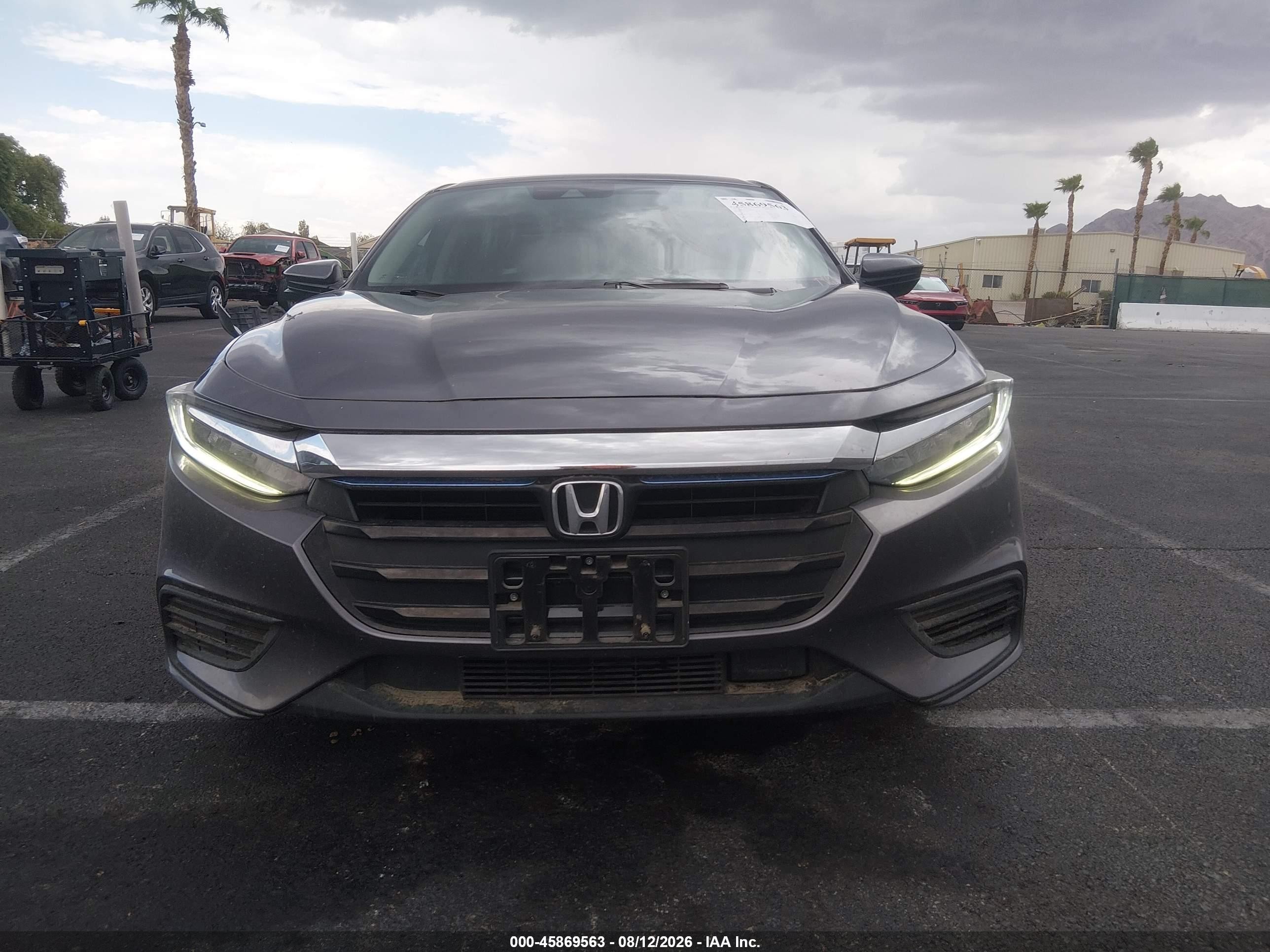2019 Honda Insight Ex Серый vin: 19XZE4F5XKE005378