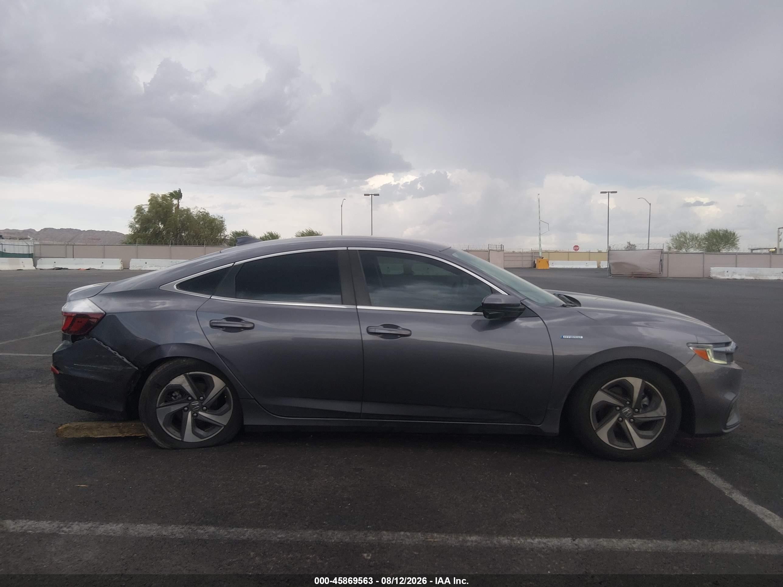 2019 Honda Insight Ex Серый vin: 19XZE4F5XKE005378