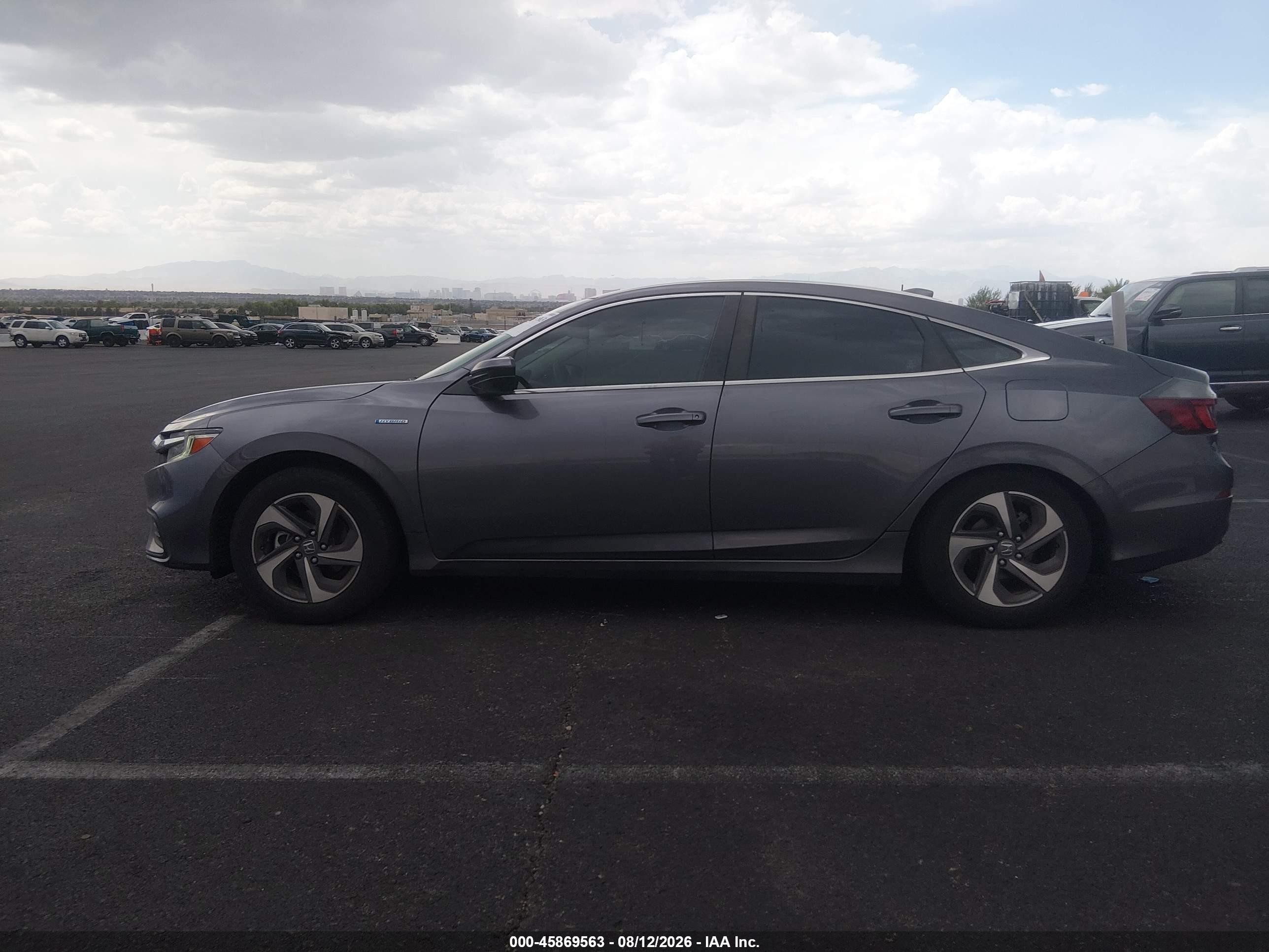 2019 Honda Insight Ex Серый vin: 19XZE4F5XKE005378