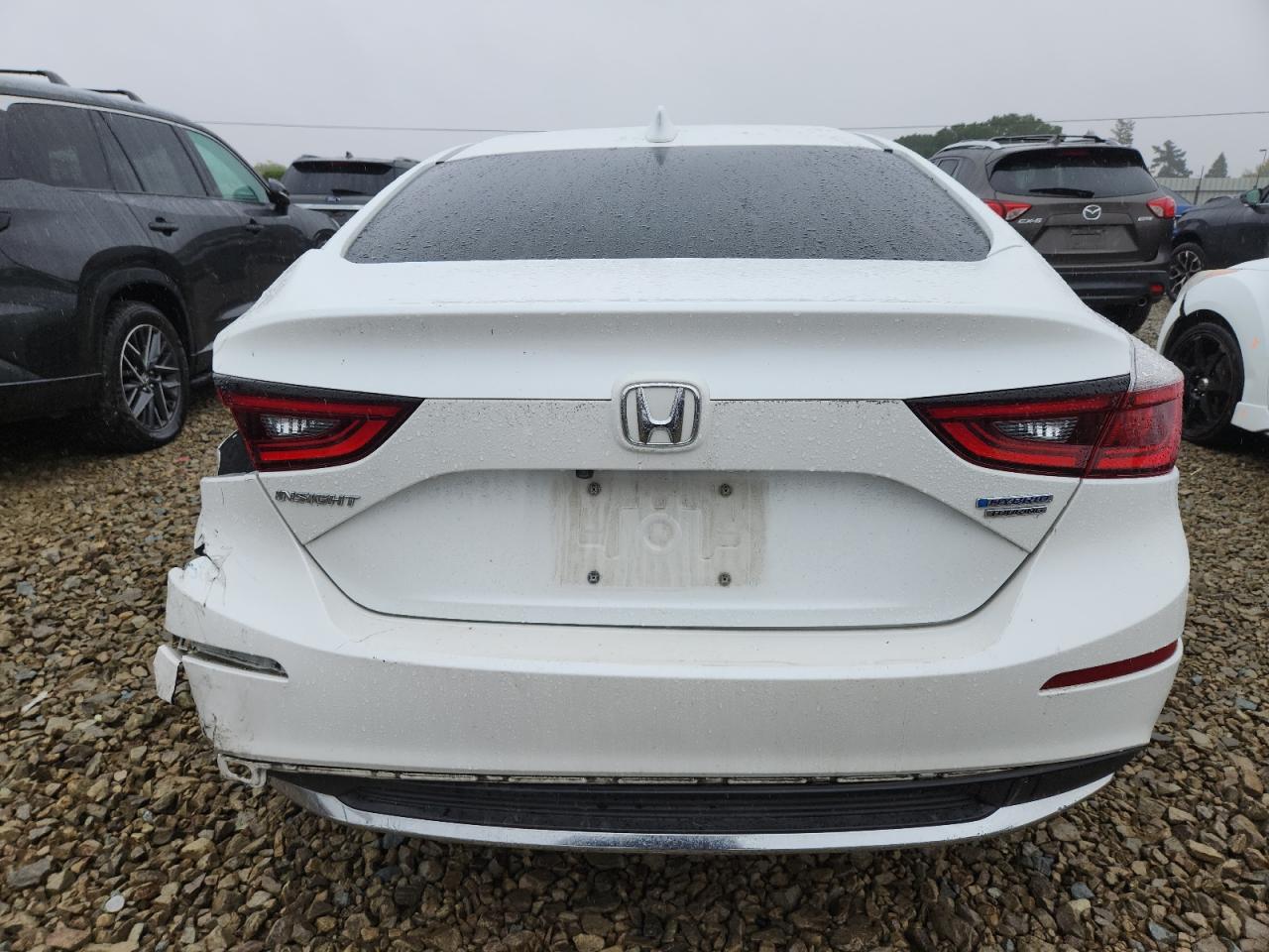 2020 Honda Insight Touring White vin: 19XZE4F91LE008951