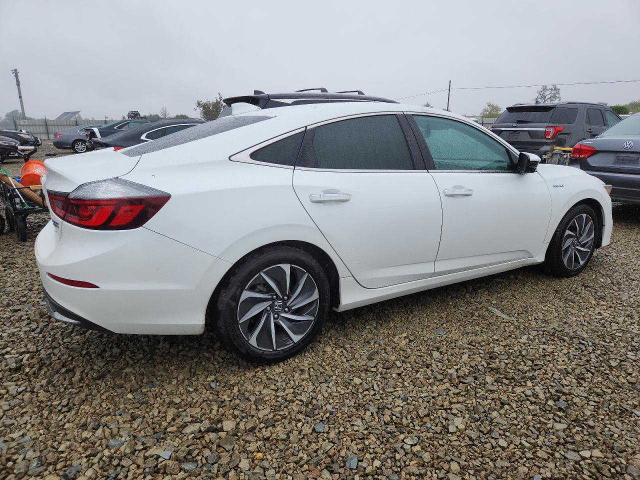 2020 Honda Insight Touring White vin: 19XZE4F91LE008951