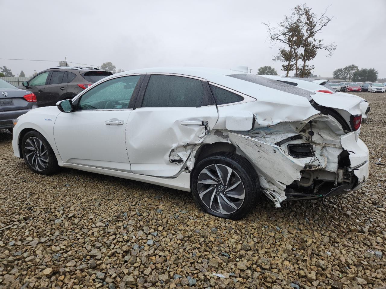 2020 Honda Insight Touring White vin: 19XZE4F91LE008951