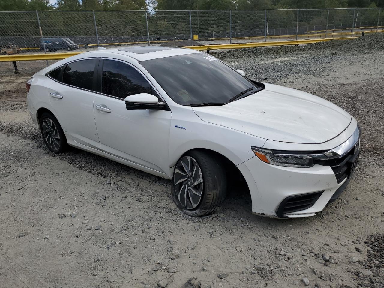 2020 Honda Insight Touring White vin: 19XZE4F92LE008957