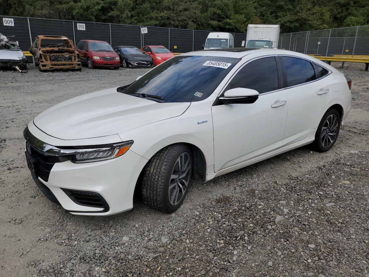2020 Honda Insight Touring White vin: 19XZE4F92LE008957