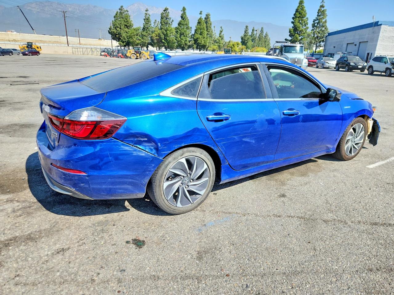 2019 Honda Insight Touring Blue vin: 19XZE4F95KE008028