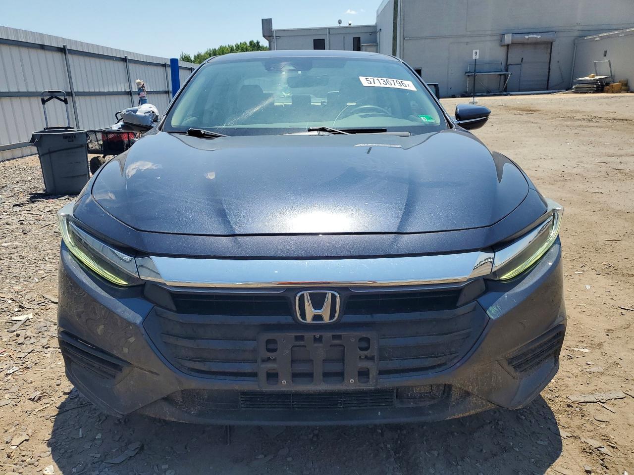 2019 Honda Insight Touring Blue vin: 19XZE4F95KE020373