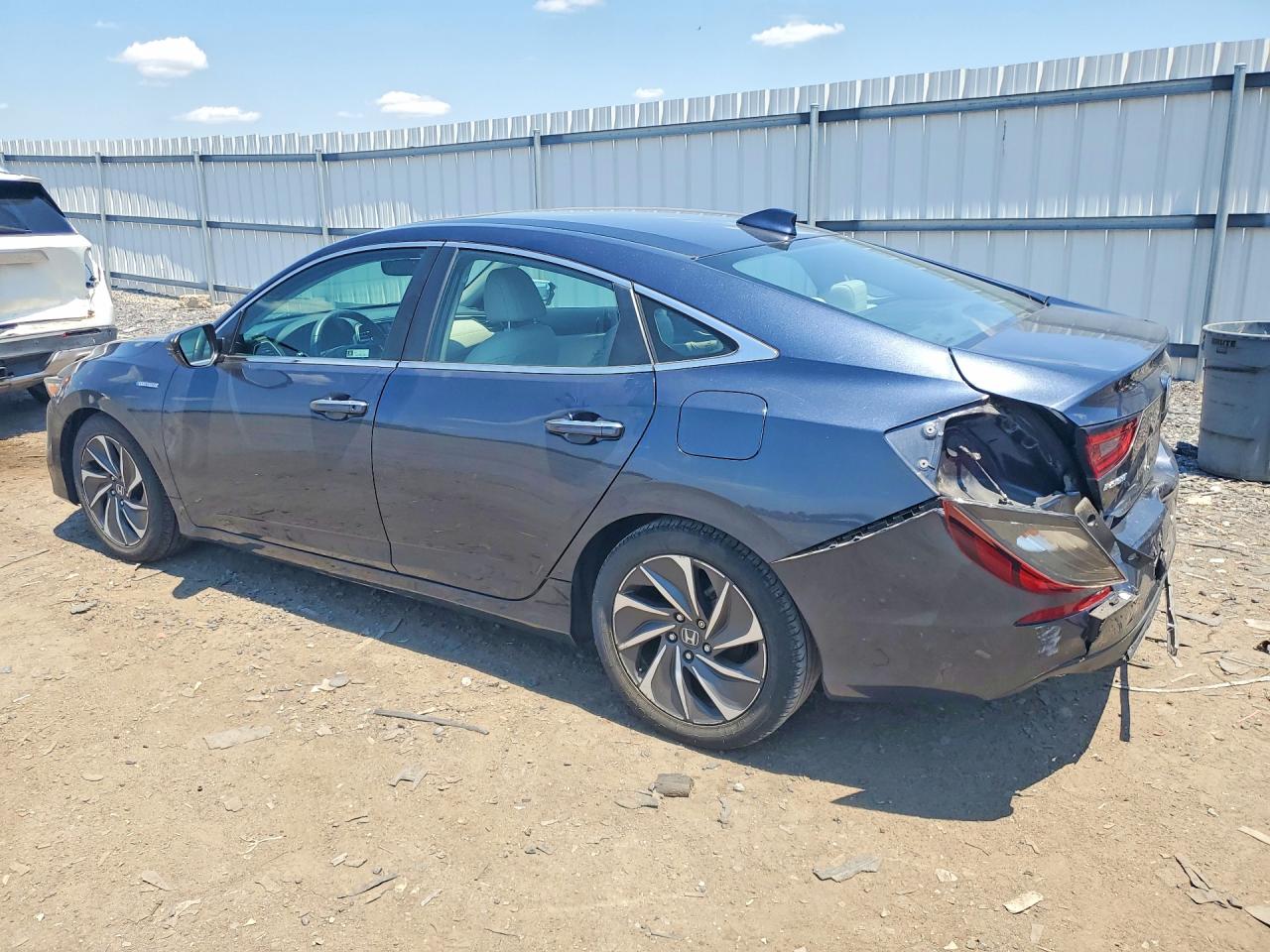 2019 Honda Insight Touring Blue vin: 19XZE4F95KE020373