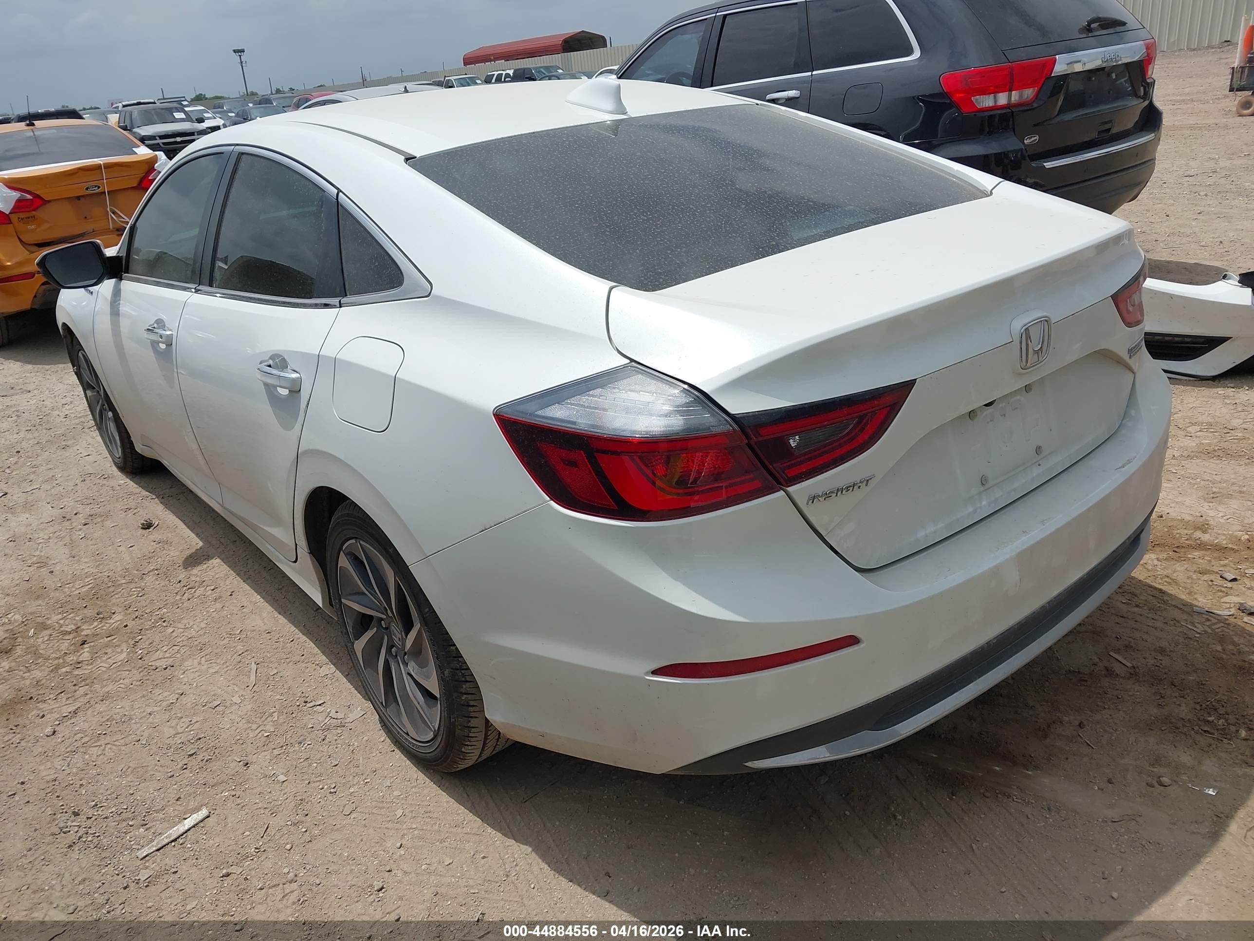 2022 Honda Insight Touring White vin: 19XZE4F95NE011497