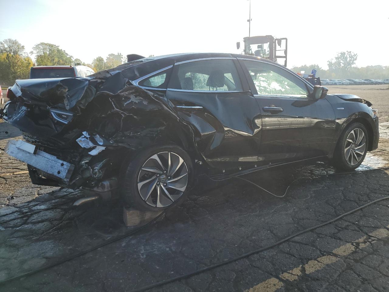 2022 Honda Insight Touring Black vin: 19XZE4F99NE016007