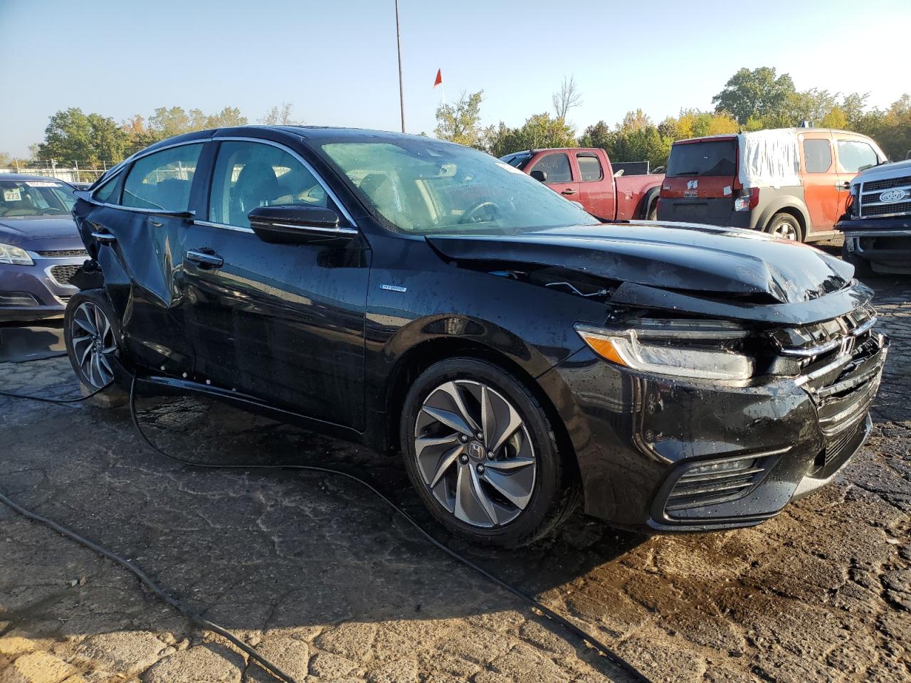 2022 Honda Insight Touring Black vin: 19XZE4F99NE016007