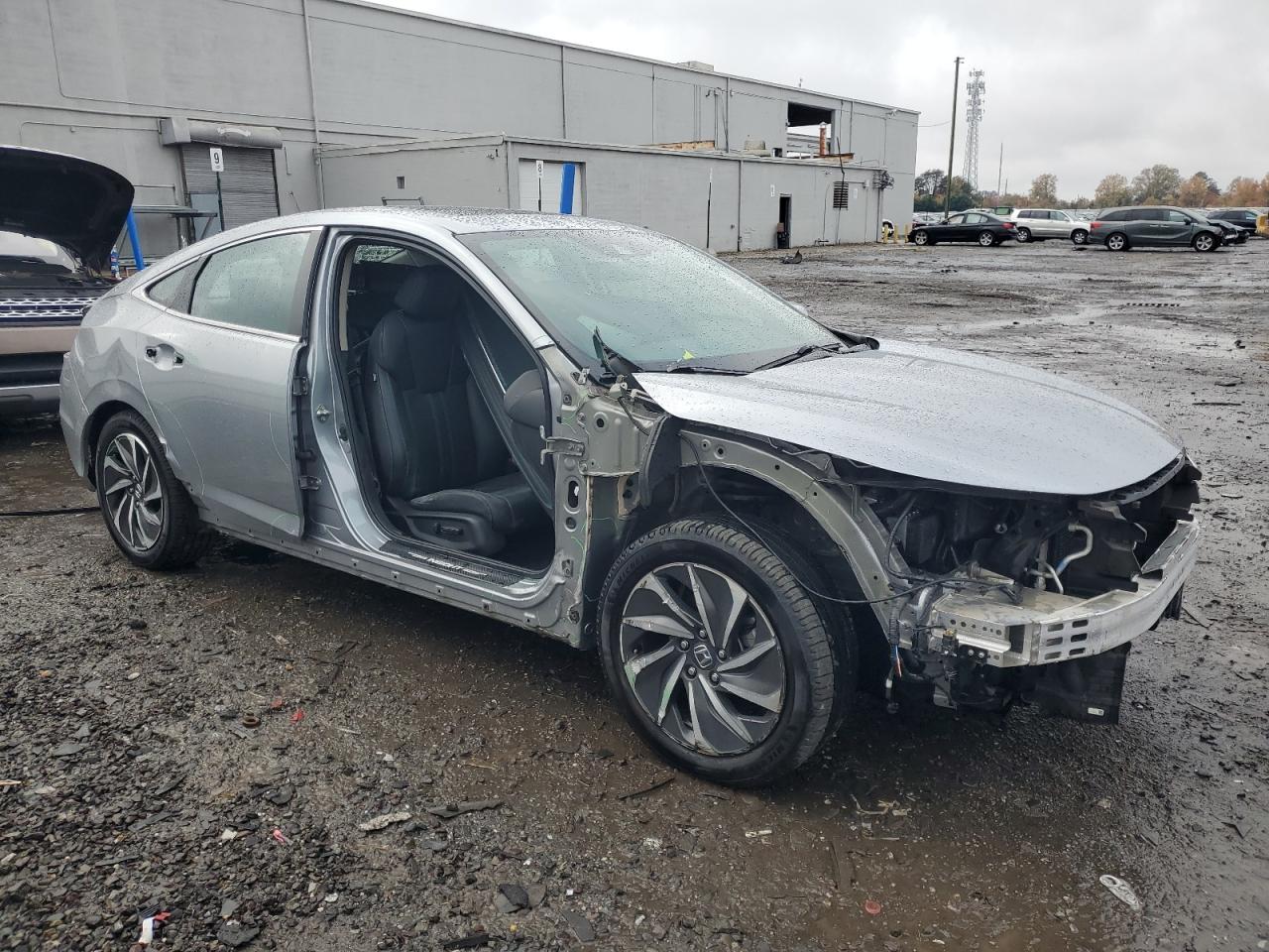 2020 Honda Insight Touring Silver vin: 19XZE4F9XLE005658