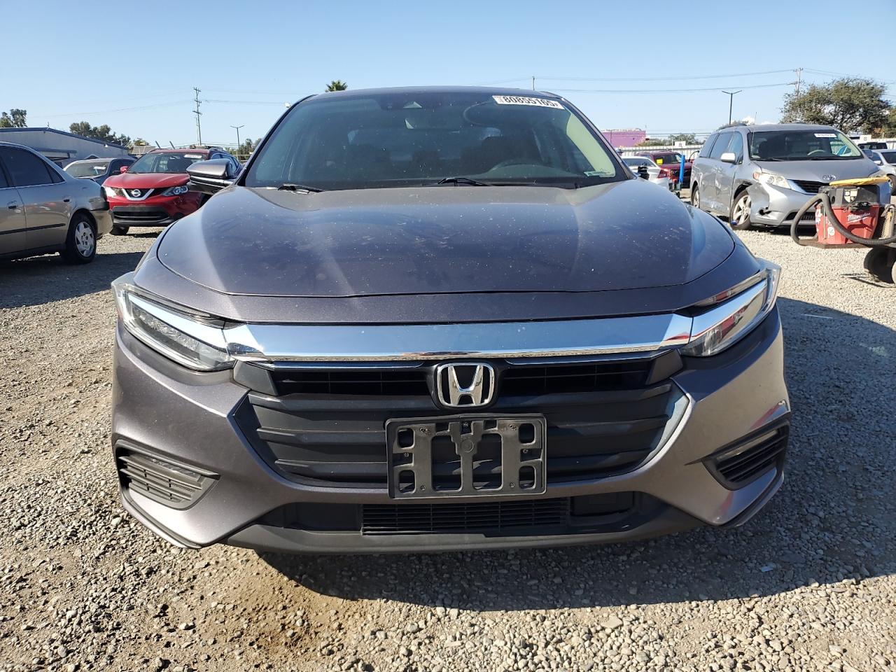 2020 Honda Insight Touring Gray vin: 19XZE4F9XLE007572