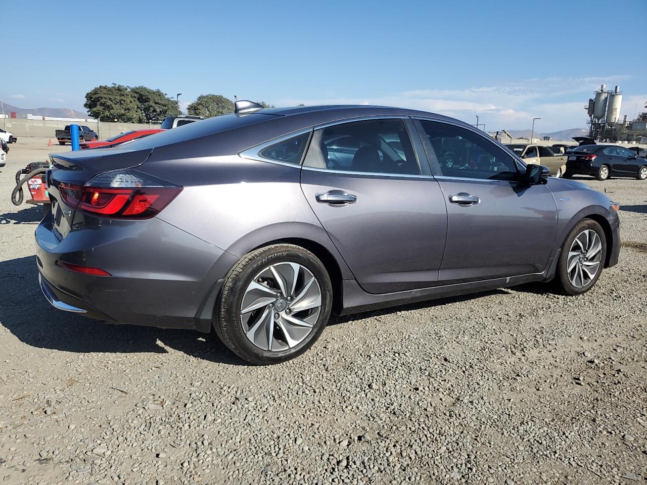 2020 Honda Insight Touring Gray vin: 19XZE4F9XLE007572