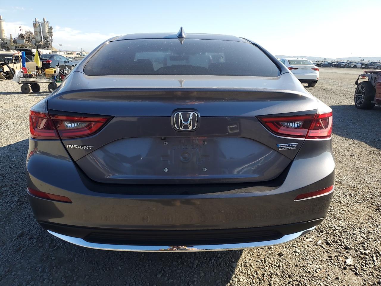 2020 Honda Insight Touring Gray vin: 19XZE4F9XLE007572