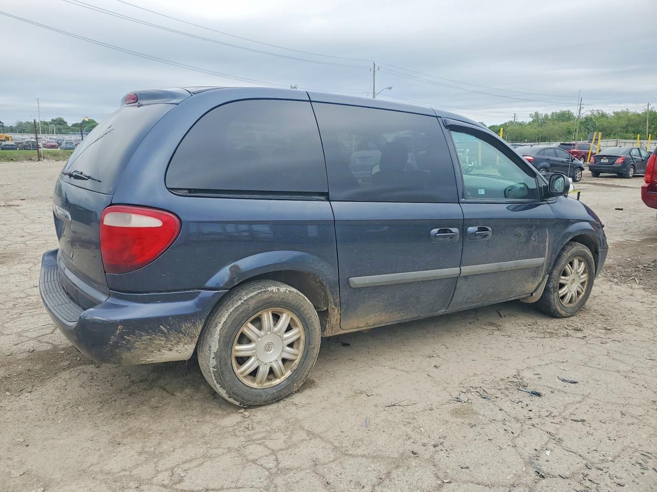 2007 Chrysler Town & Country Lx Blue vin: 1A4GJ45R07B120576