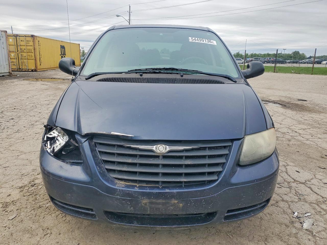 2007 Chrysler Town & Country Lx Blue vin: 1A4GJ45R07B120576