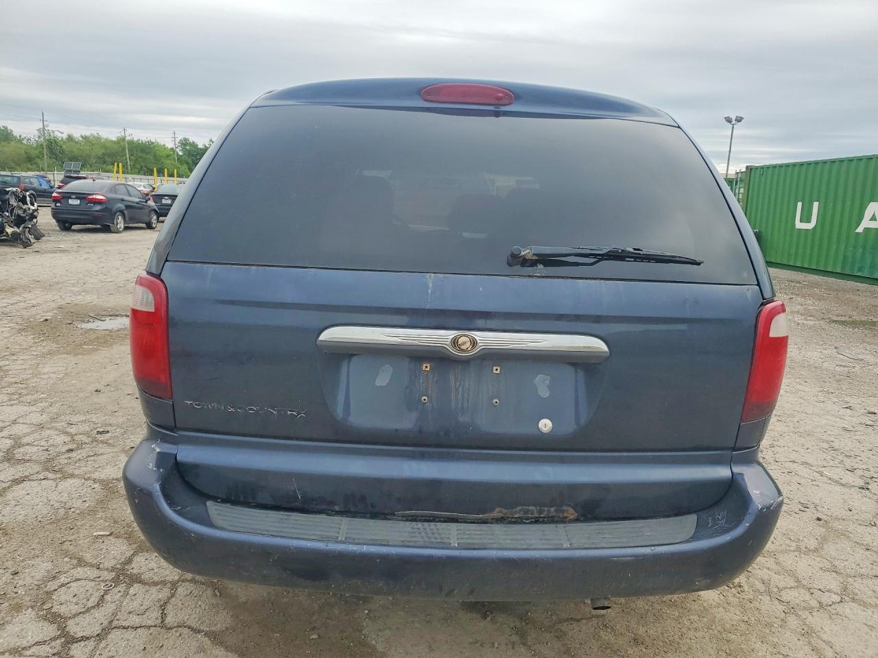 2007 Chrysler Town & Country Lx Blue vin: 1A4GJ45R07B120576