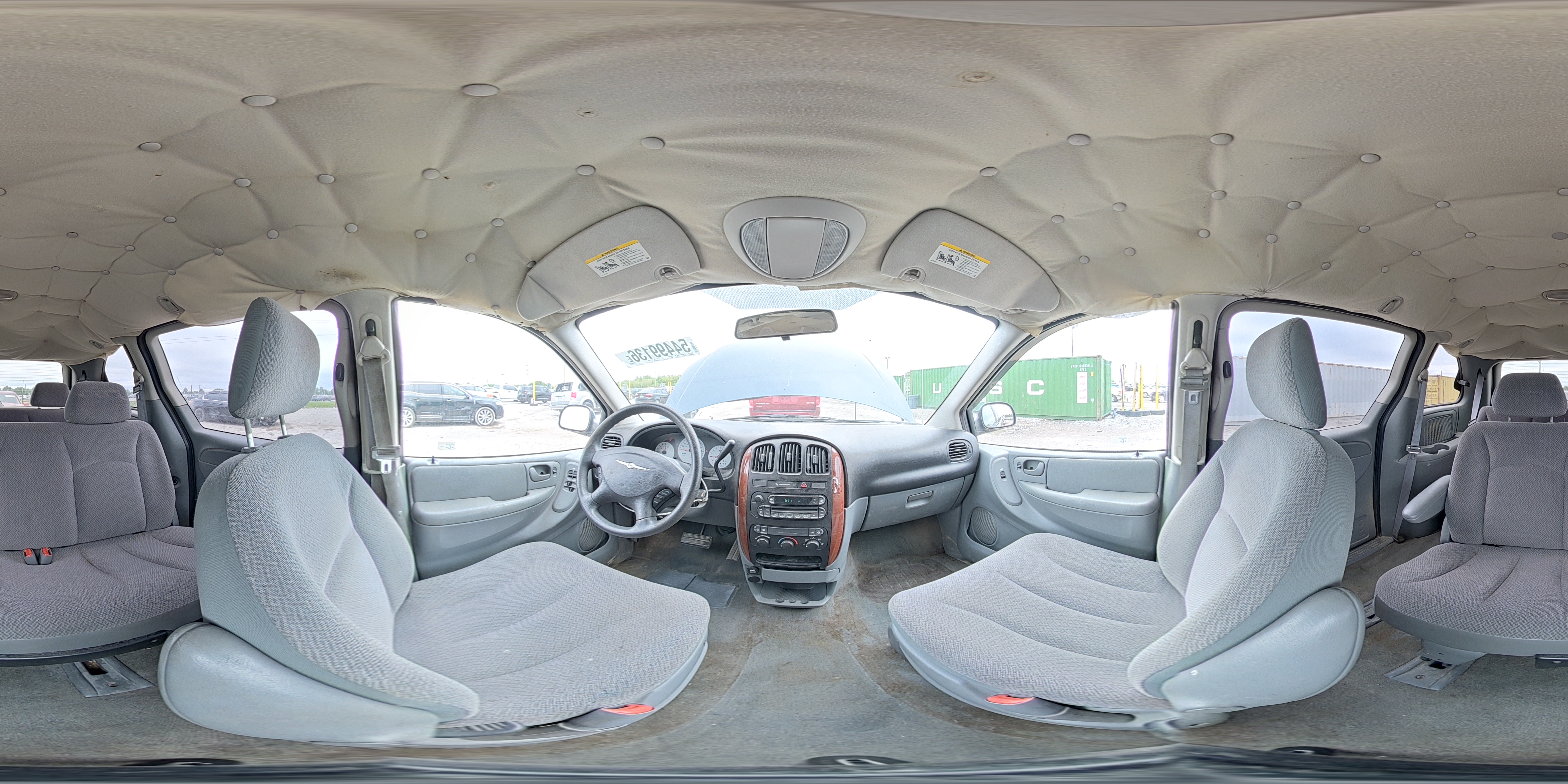 2007 Chrysler Town & Country Lx Blue vin: 1A4GJ45R07B120576
