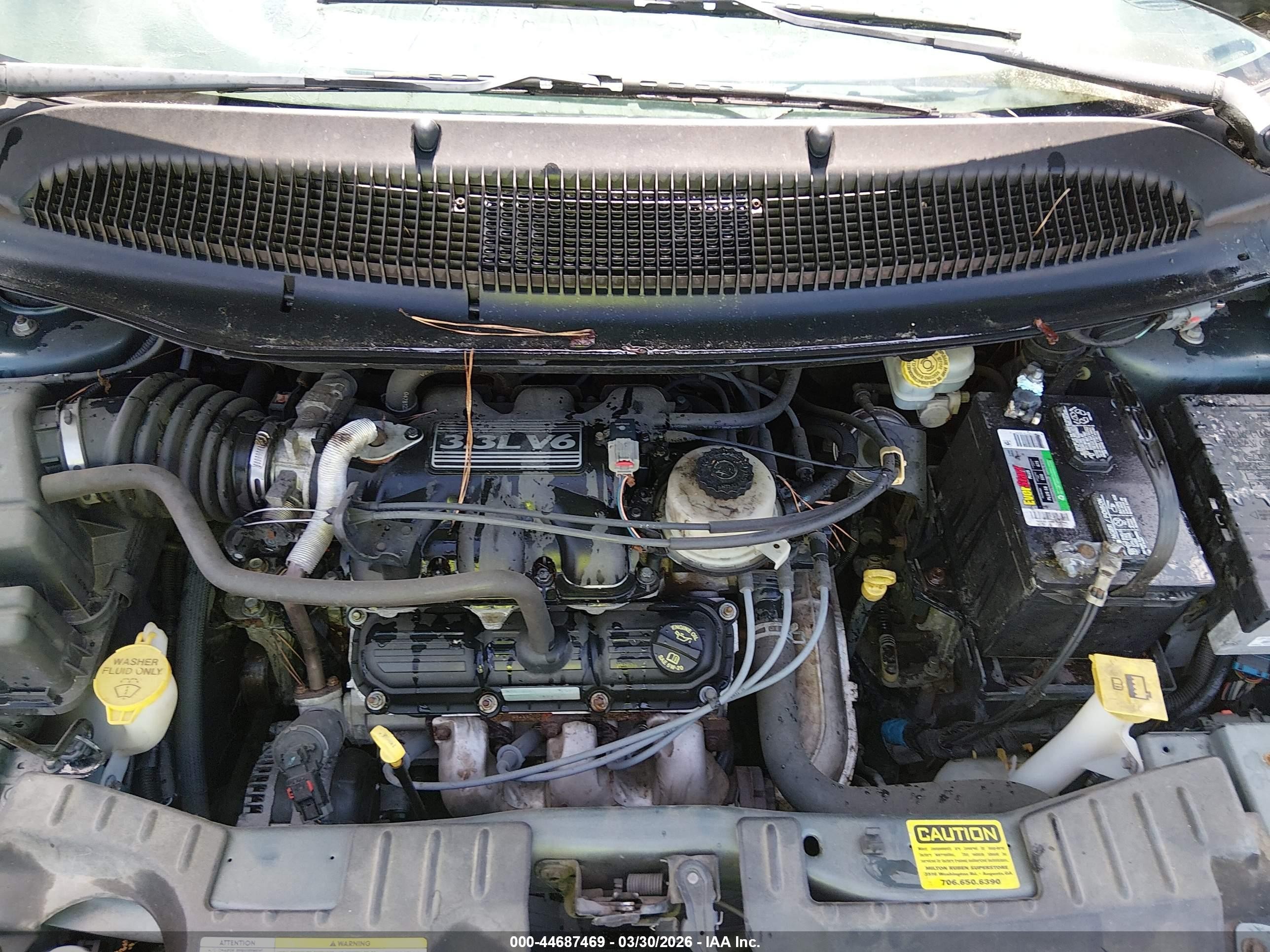 2007 Chrysler Town & Country   Gray vin: 1A4GJ45R57B120797