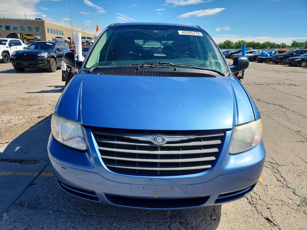 2007 Chrysler Town & Country Lx Blue vin: 1A4GJ45R97B218408