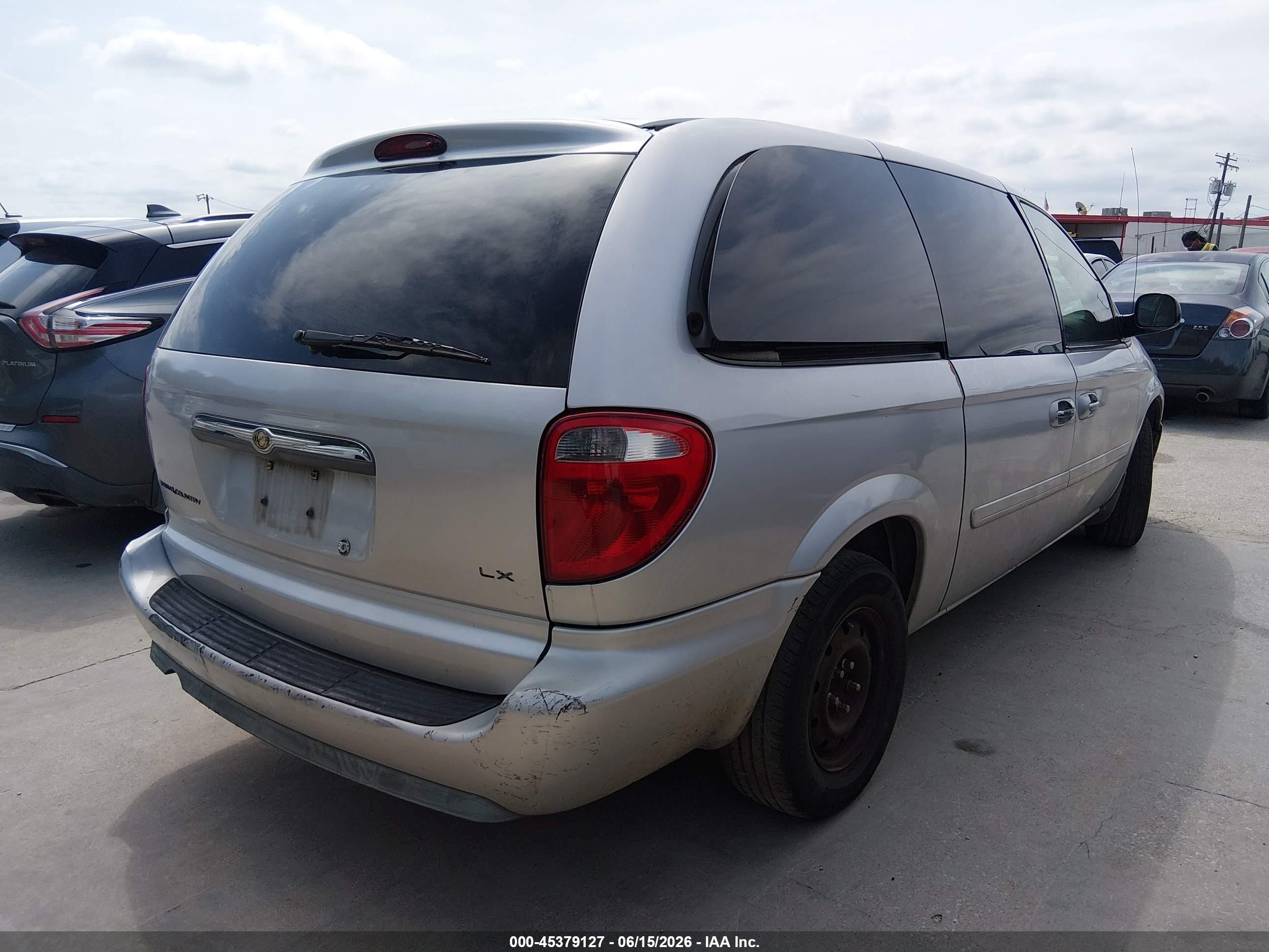 2006 Chrysler Town & Country Lx Gray vin: 1A4GP44R76B609829
