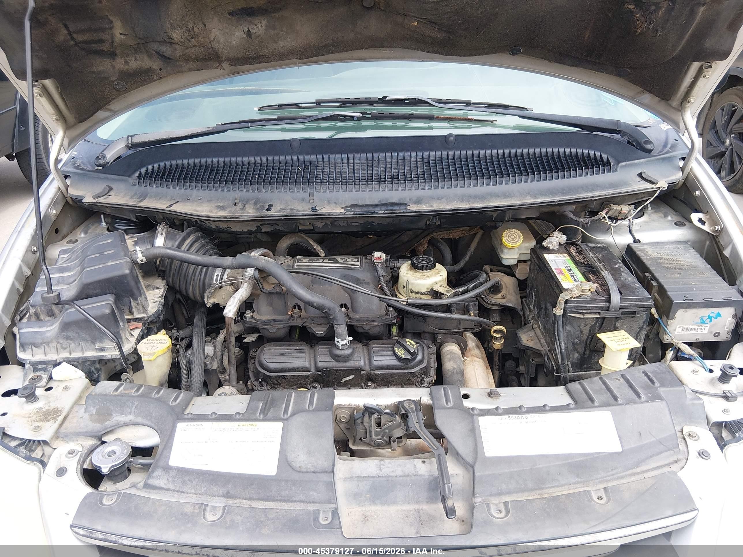 2006 Chrysler Town & Country Lx Gray vin: 1A4GP44R76B609829