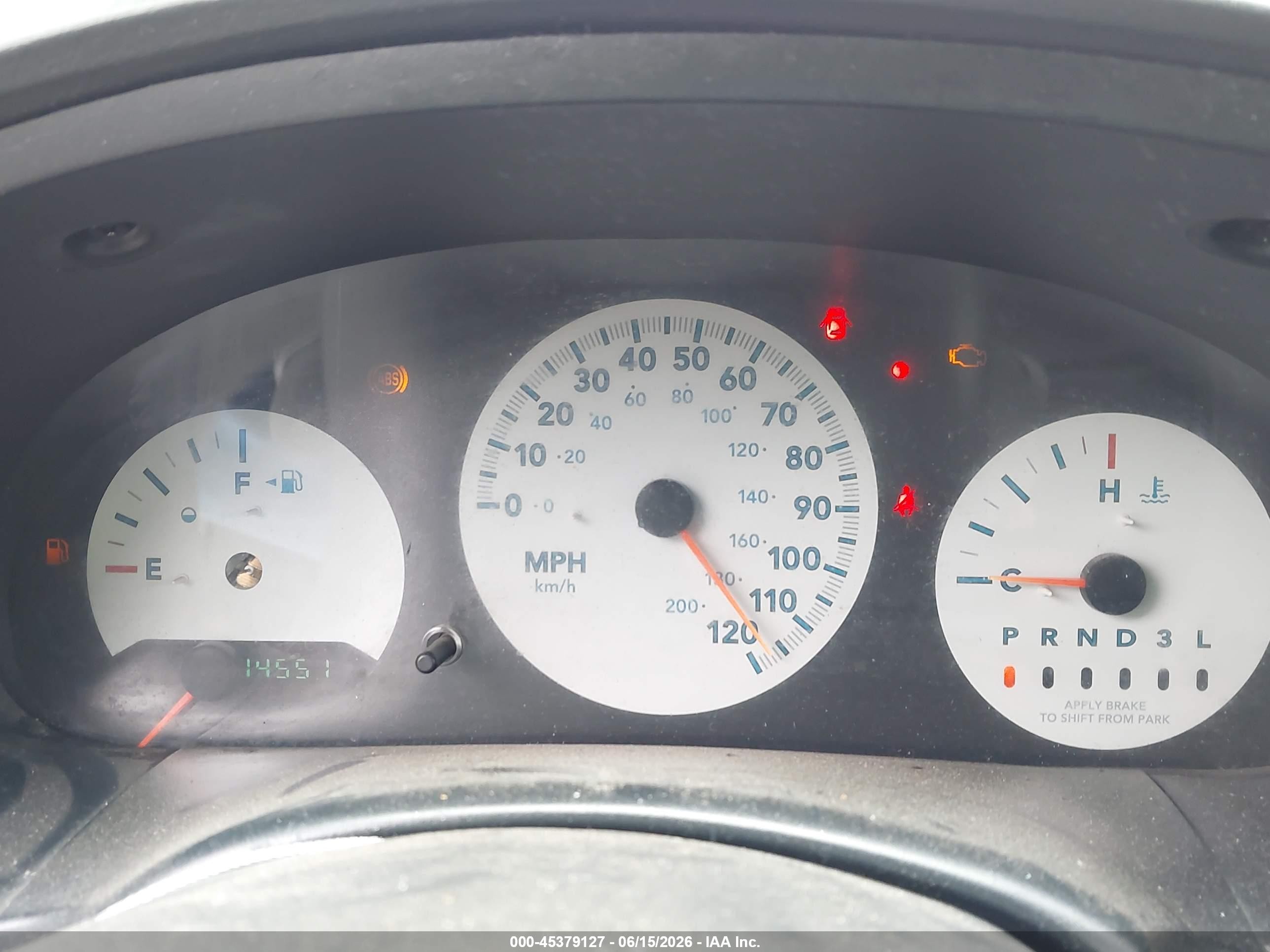 2006 Chrysler Town & Country Lx Gray vin: 1A4GP44R76B609829