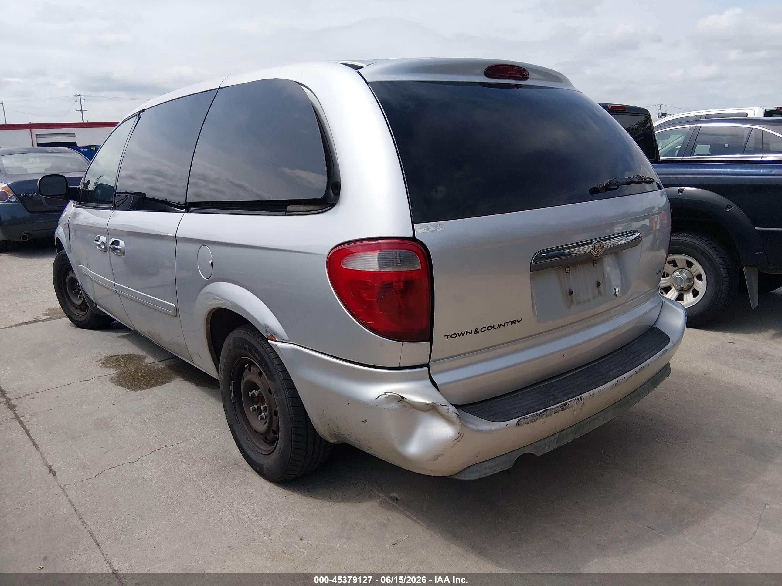 2006 Chrysler Town & Country Lx Gray vin: 1A4GP44R76B609829