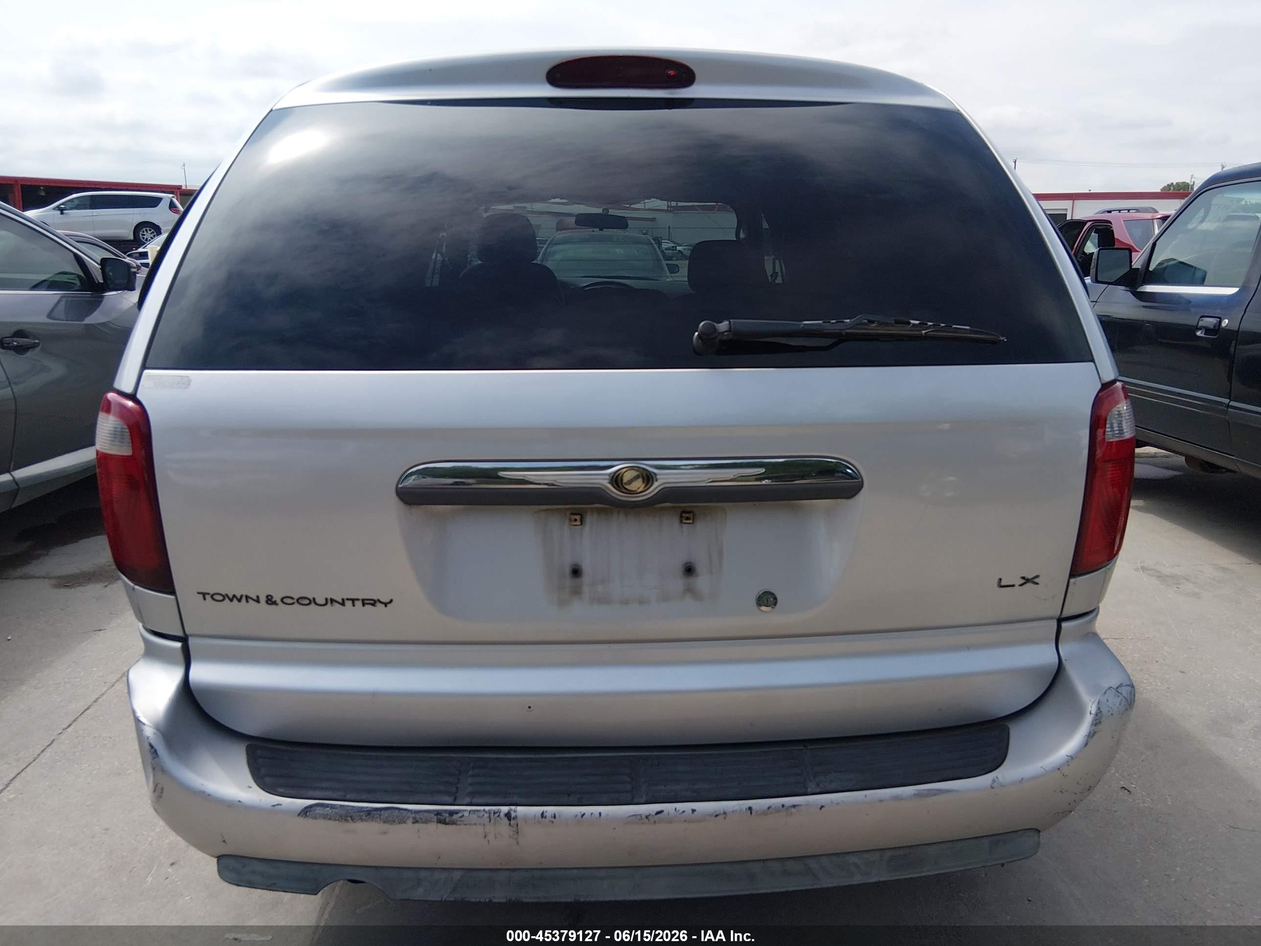 2006 Chrysler Town & Country Lx Gray vin: 1A4GP44R76B609829