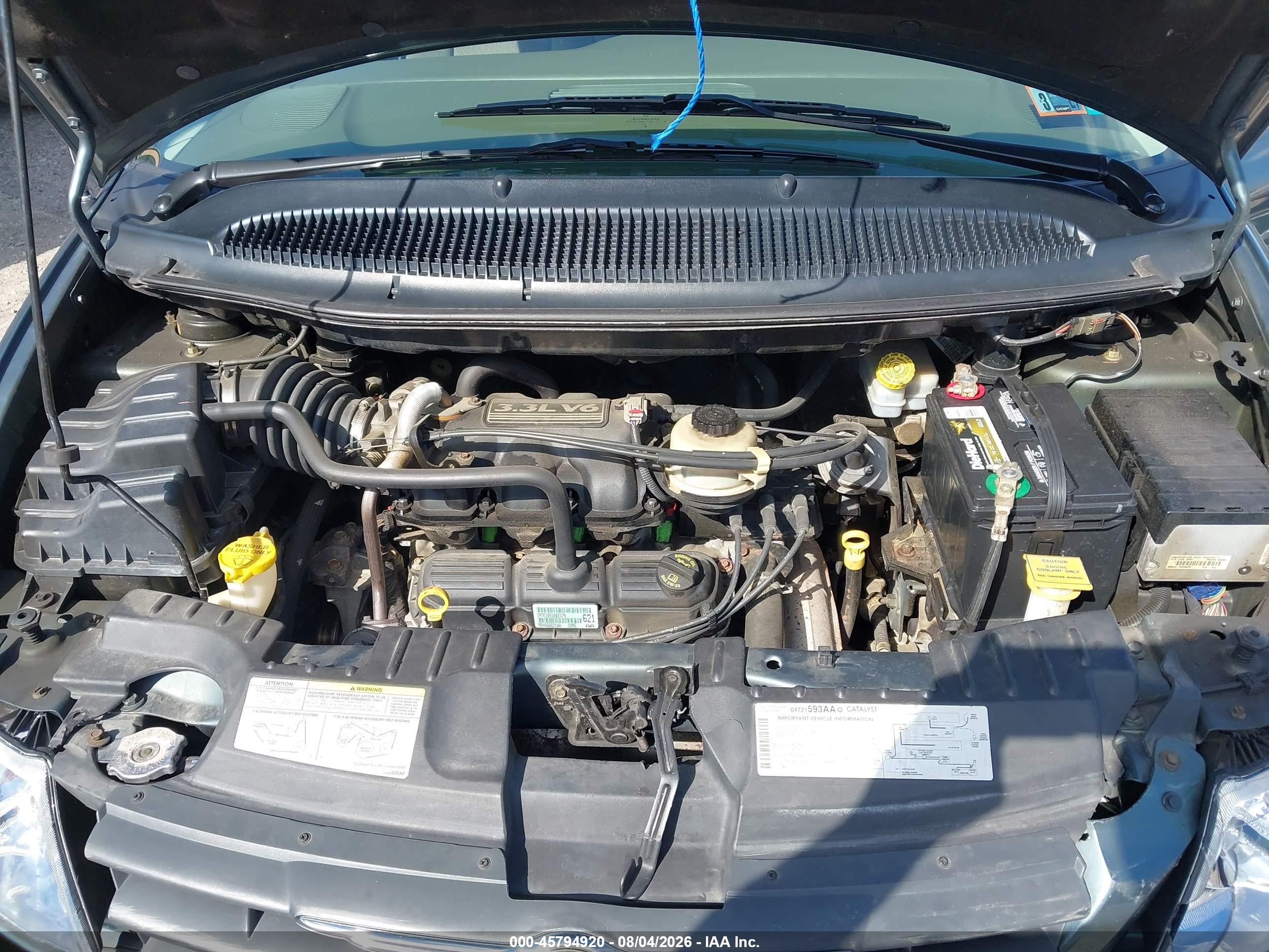 2006 Chrysler Town & Country   Green vin: 1A4GP45R06B655307
