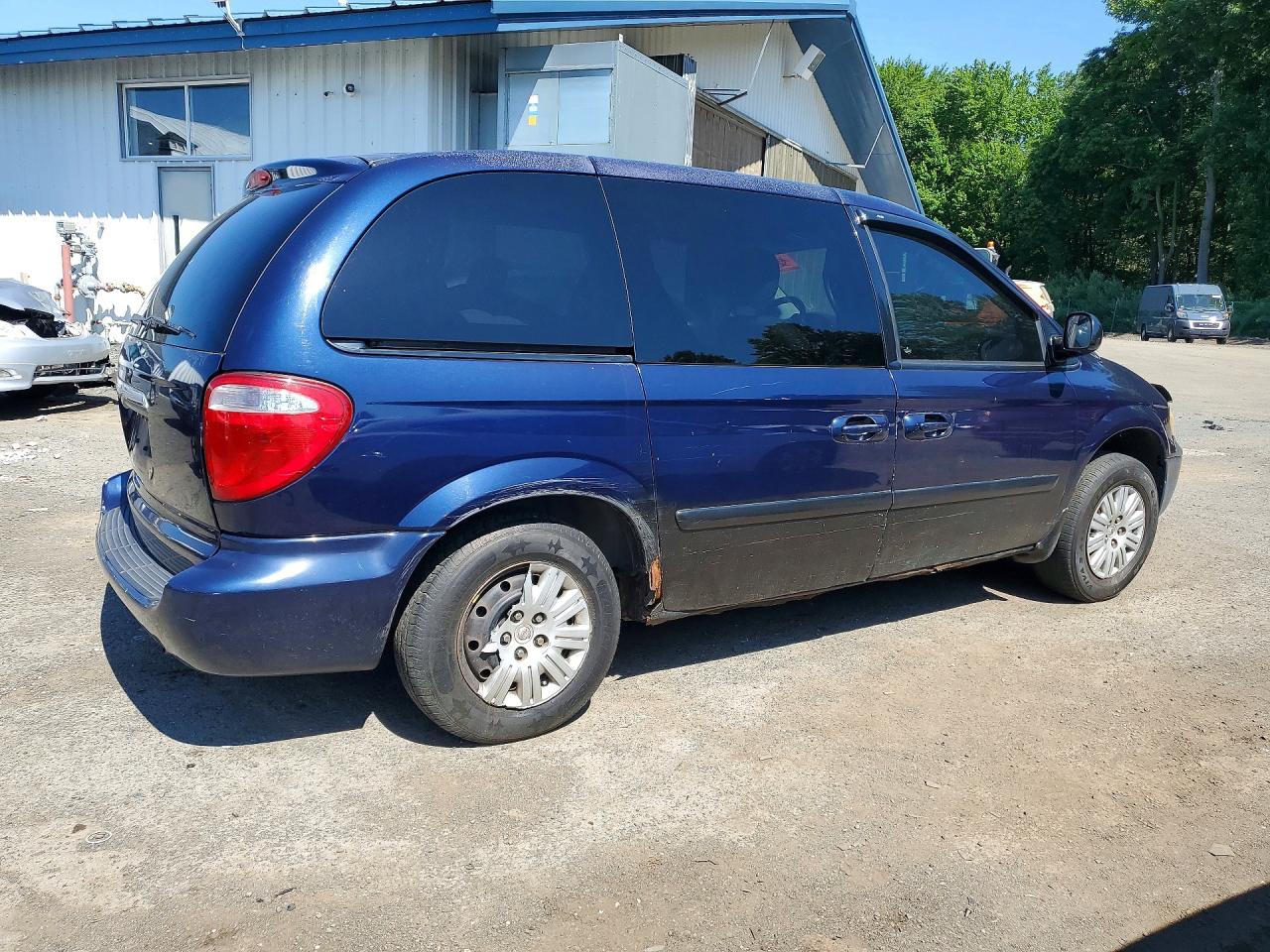 2006 Chrysler Town & Country Blue vin: 1A4GP45R26B537355