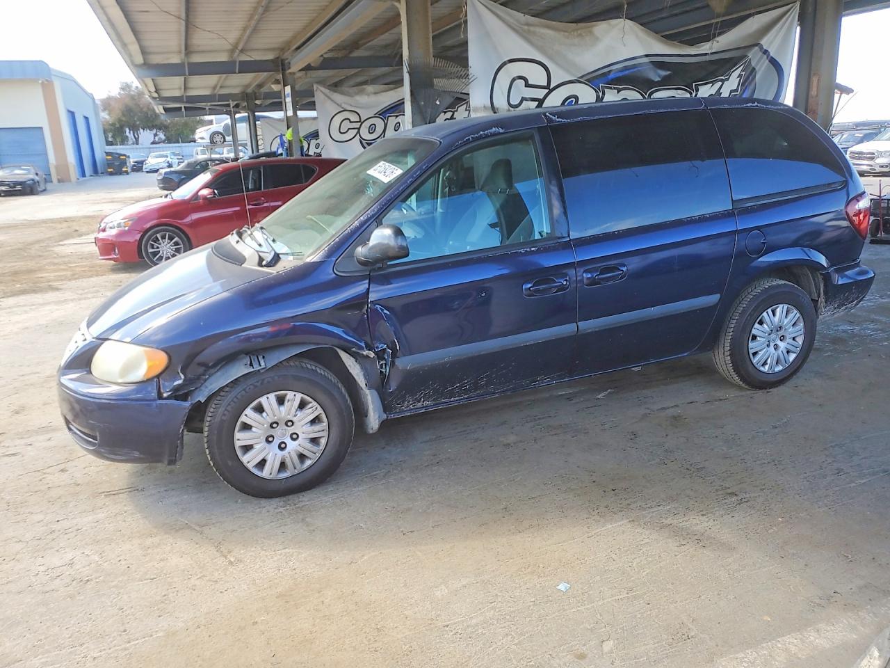 2006 Chrysler Town & Country Blue vin: 1A4GP45R26B586751