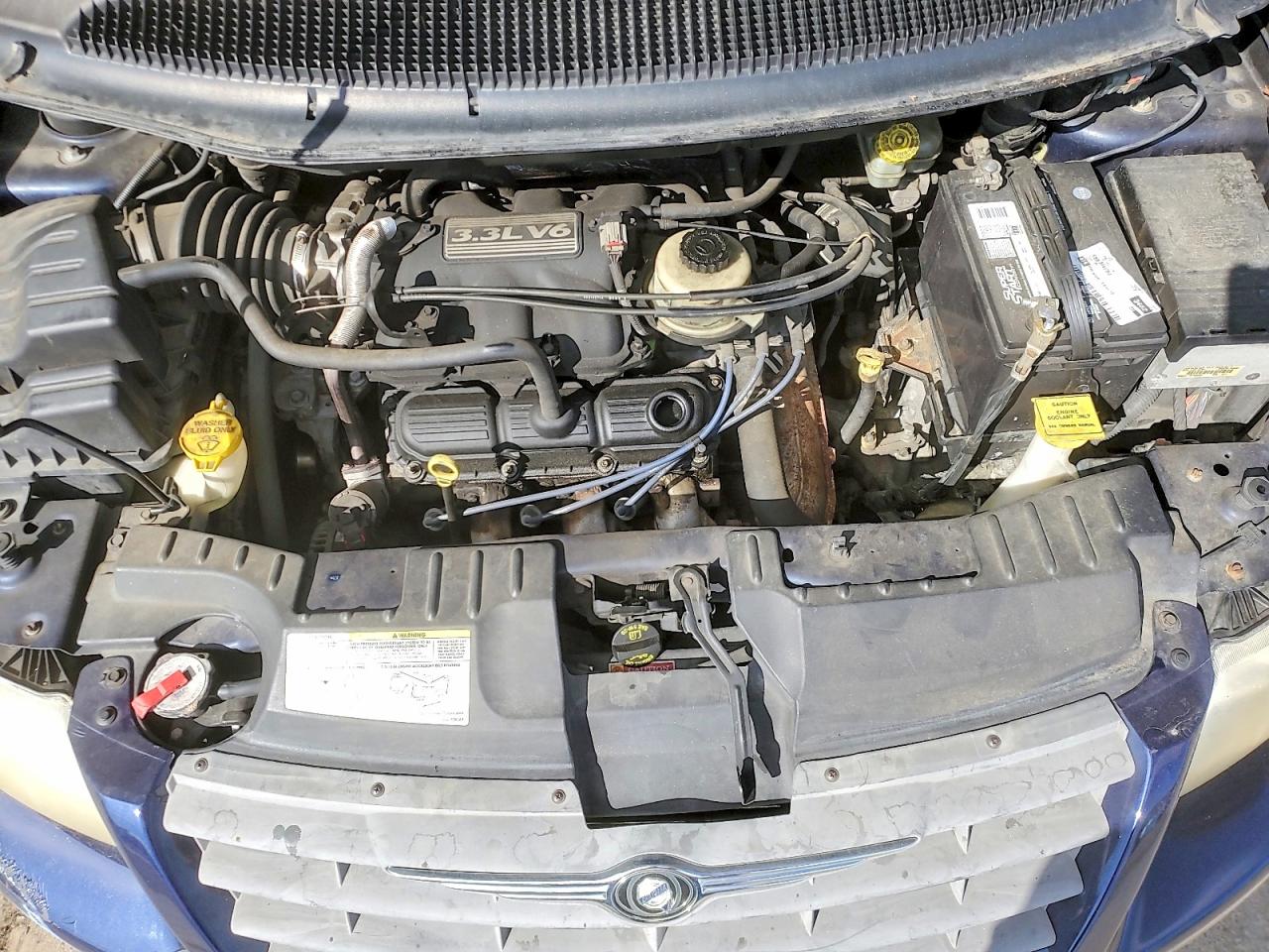 2006 Chrysler Town & Country Blue vin: 1A4GP45R26B586751