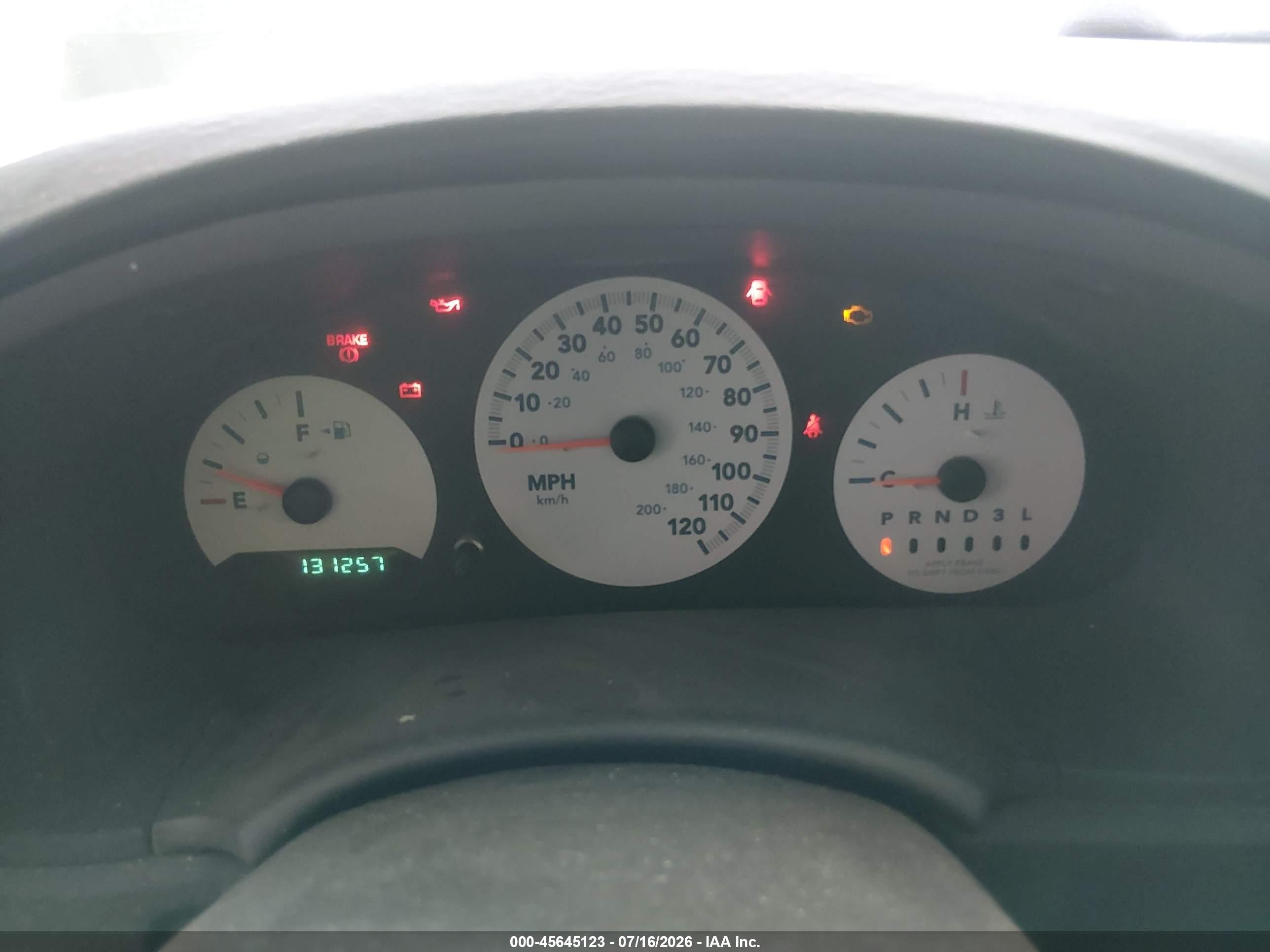 2006 Chrysler Town & Country   Blue vin: 1A4GP45R26B632515